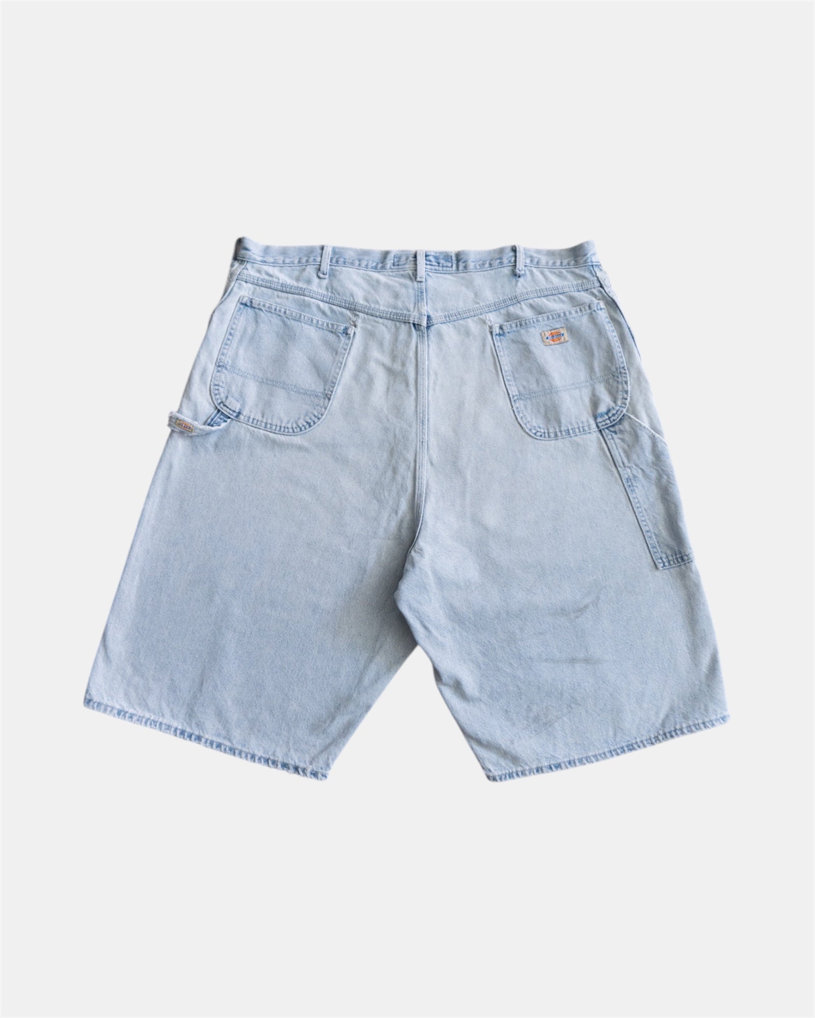 90’S VINTAGE DICKIES DENIM CARPENTER JORT - 38