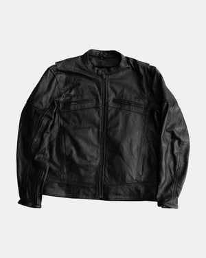 (L) AMAZING MOTOR BIKE LEATHER JACKET