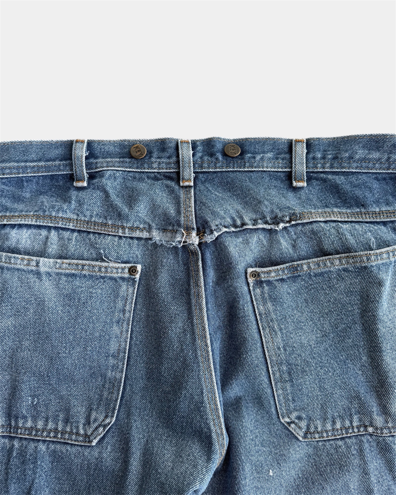 VINTAGE DOUBLE KNEE DISTRESSED TYPE CARHARTT PANTS - 34x30
