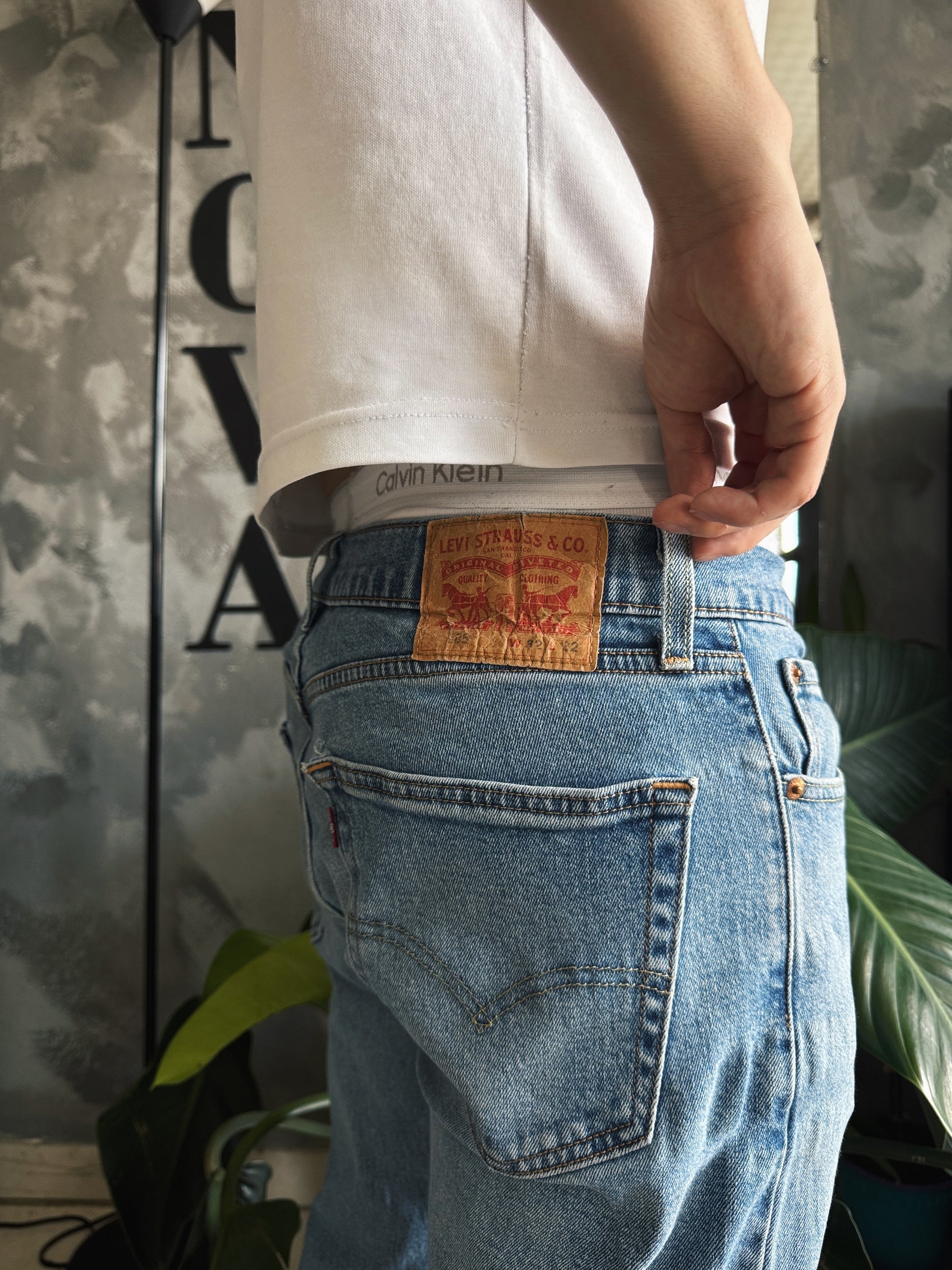 VINTAGE LEVIS 535 DENIM PANTS - 32x32
