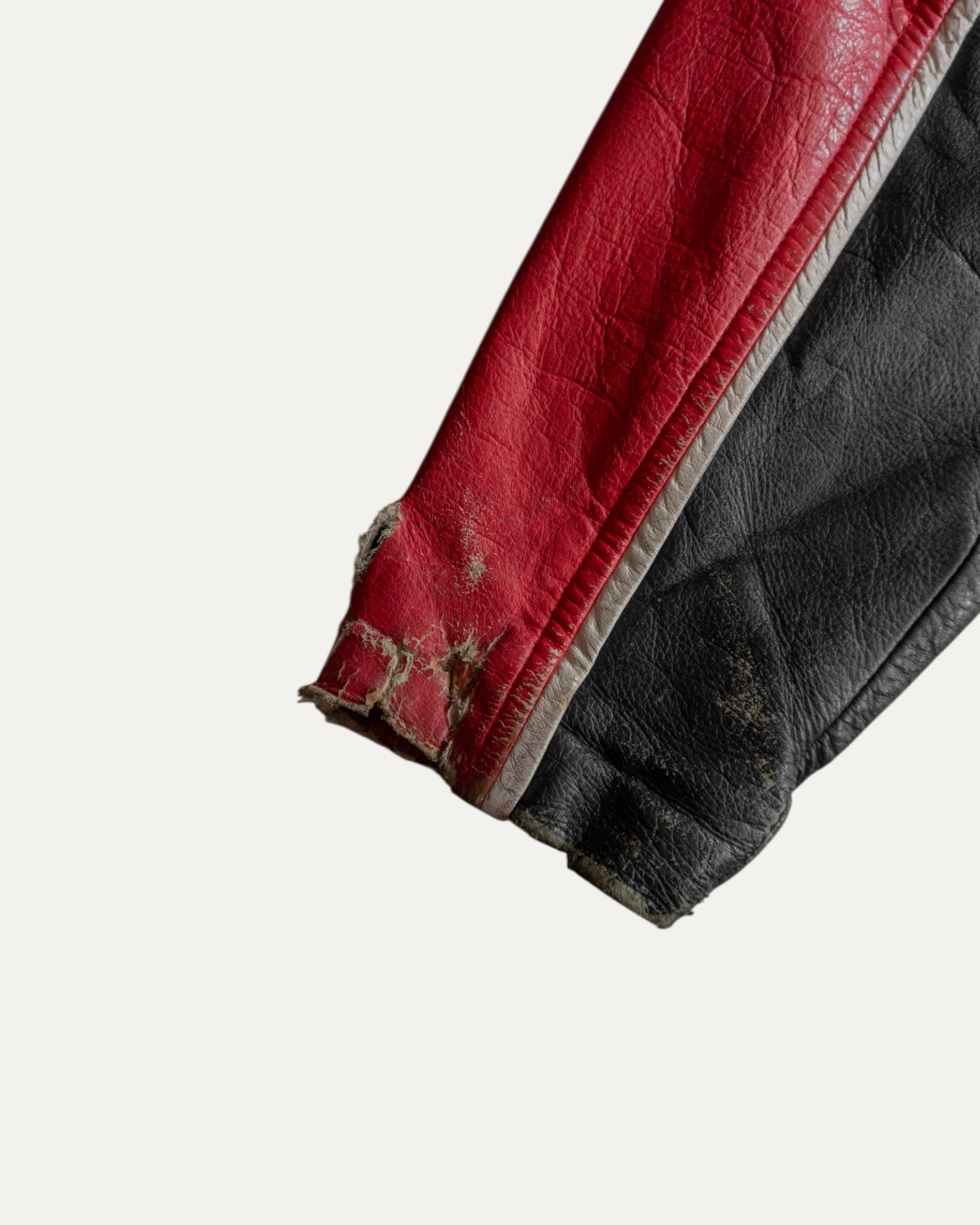 (M) 1990’S VINTAGE FERRARI RACING LEATHER JACKET