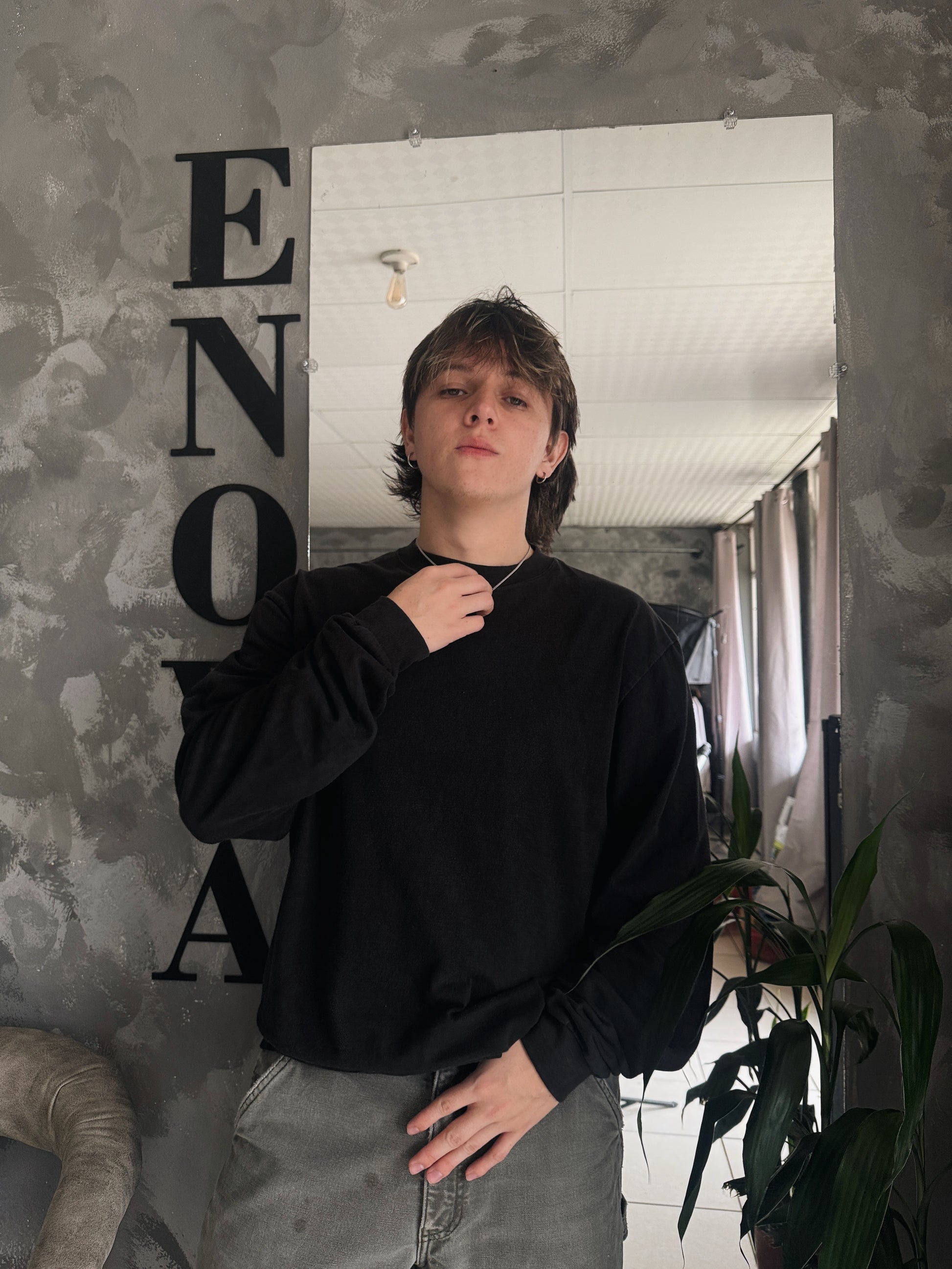 (L) SHAKA BLANK LONG SLEEVE