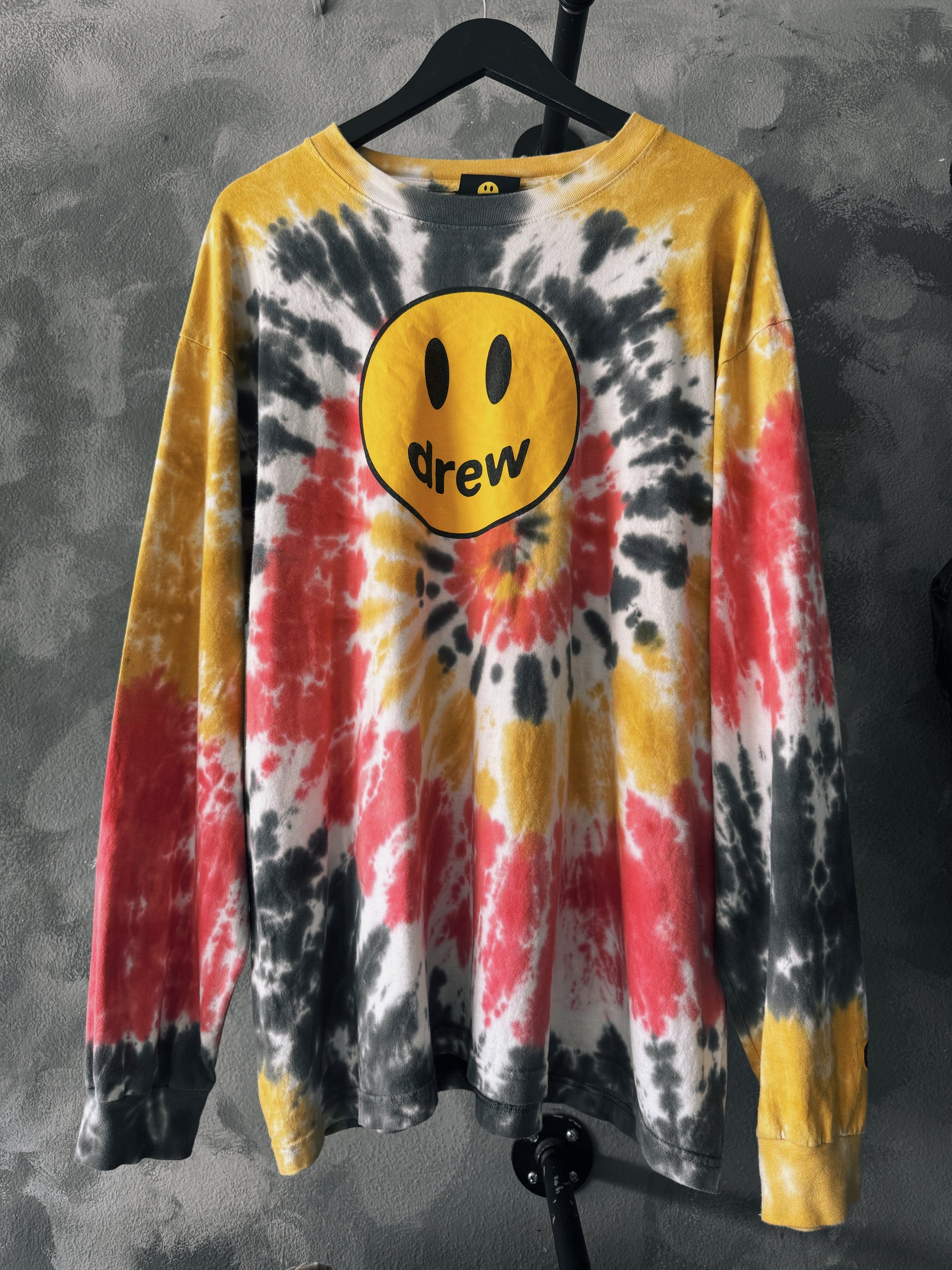 (L) DREW HOUSE JUSTIN BIEBER TIE DYE LONG SLEEVE
