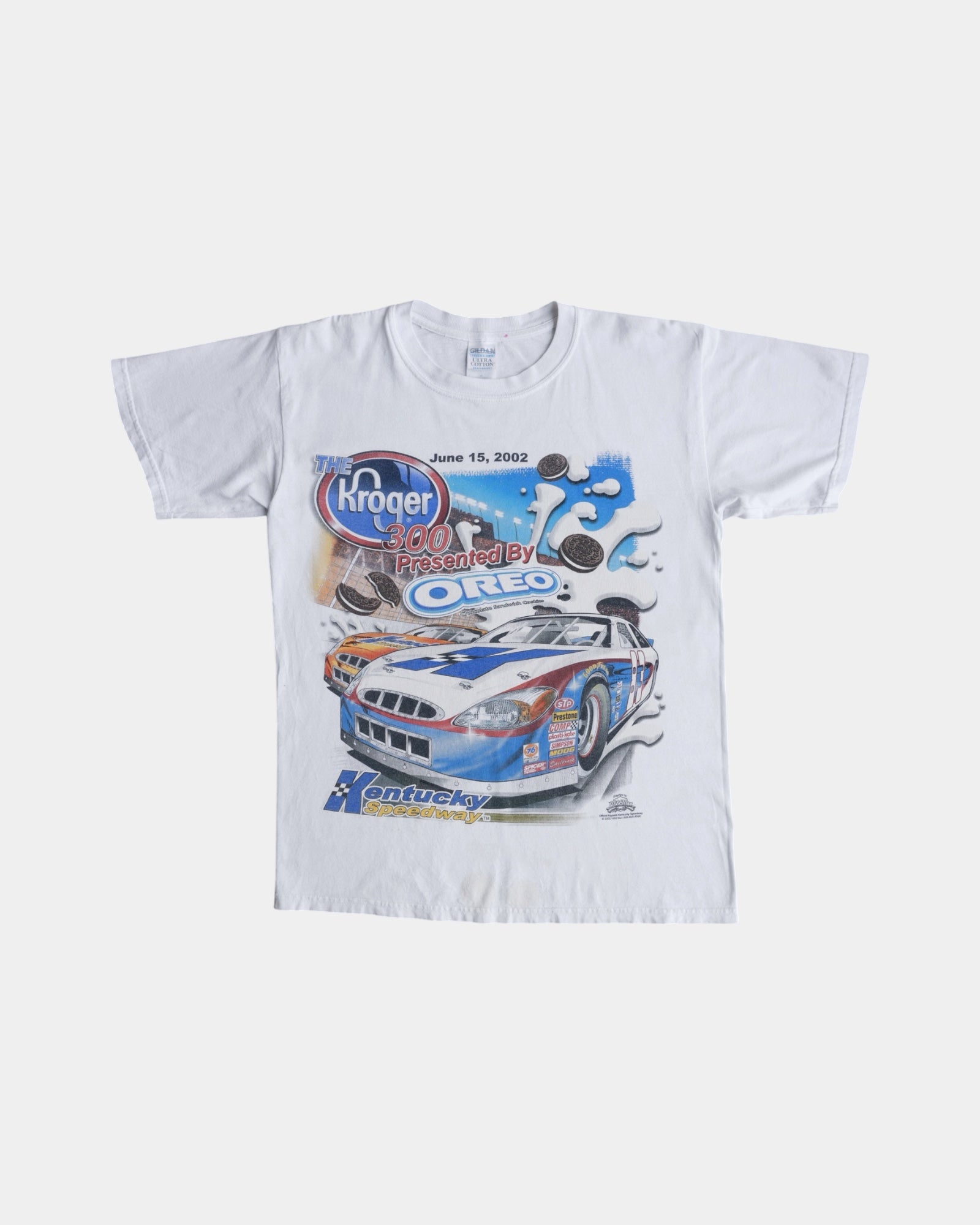 (M) 2002 VINTAGE NASCAR OREO RACING TEE