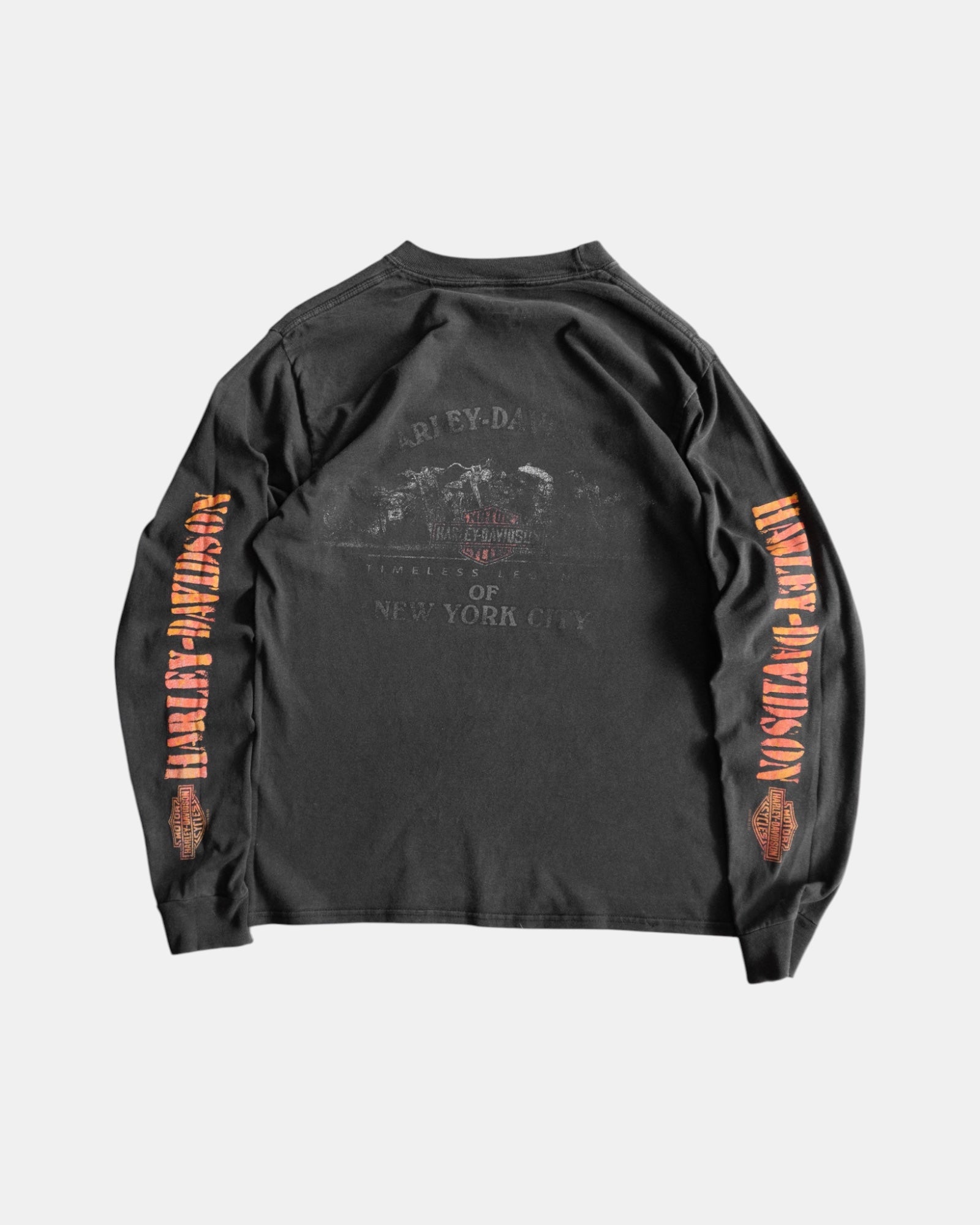 (S) HARLEY DAVIDSON MOTOECYCLES LONG SLEEVE