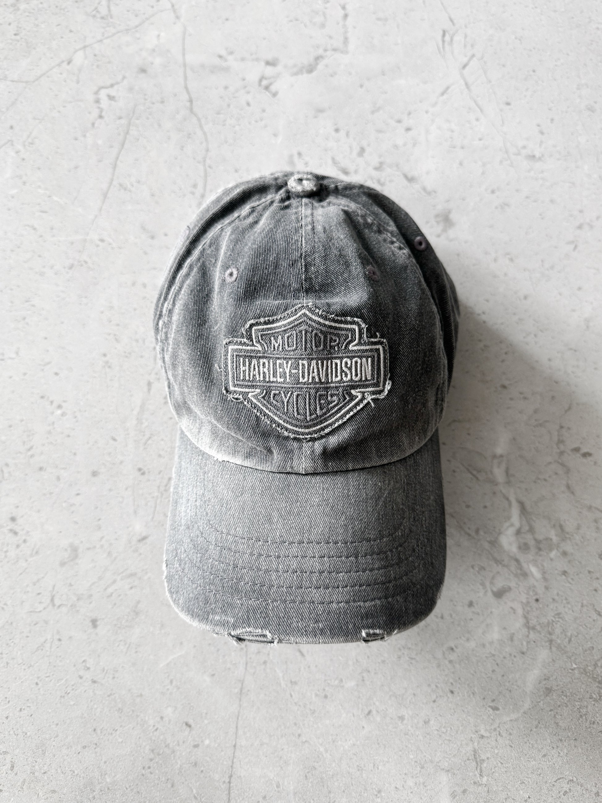 VINTAGE HARLEY DAVIDSON DISTRESSED HAT