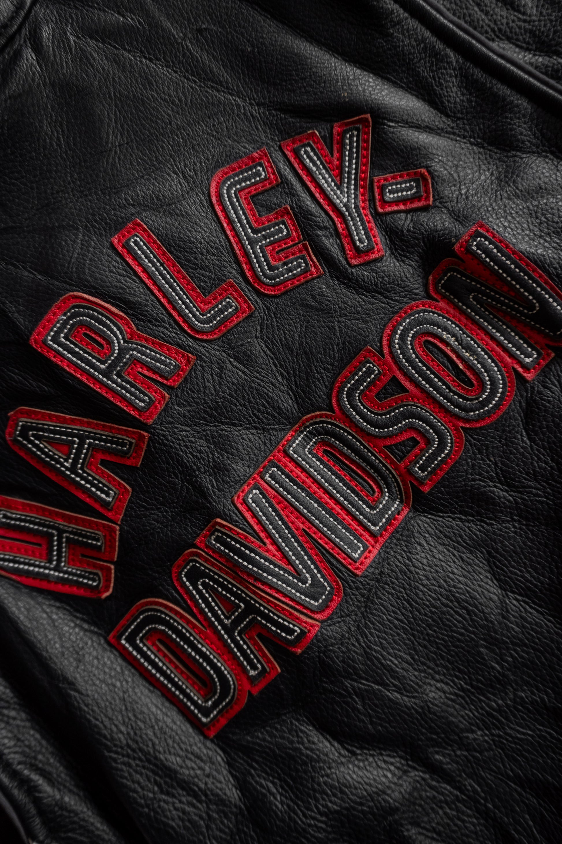 (L) VINTAGE HARLEY DAVIDSON LEATHER JACKET