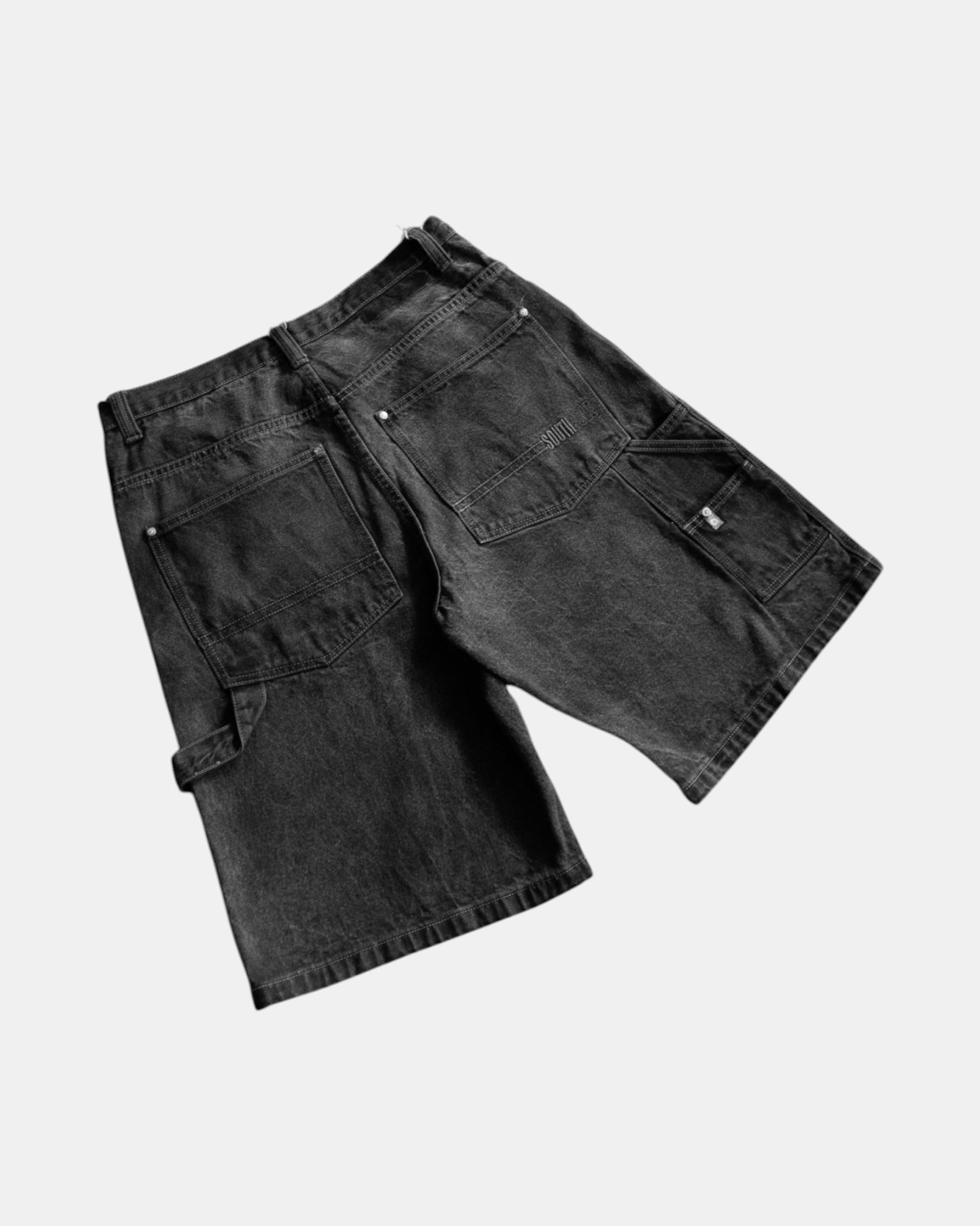 VINTAGE SOUTHPOLE CARPENTER FADED JORT - 36