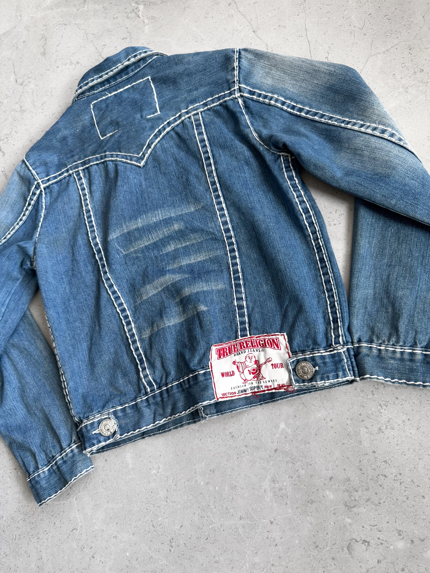 (M) VINTAGE TRUE RELIGION DENIM JACKET