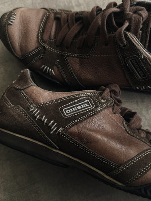 VINTAGE DIESEL LEATHER SHOES - 40