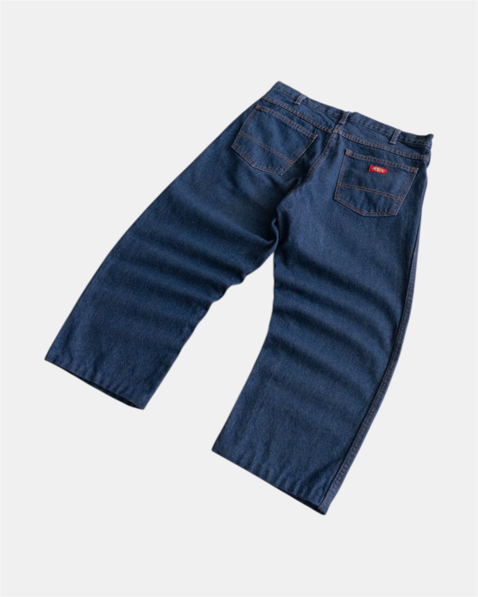 VINTAGE DICKIES DENIM BAGGY PANTS - 34x30