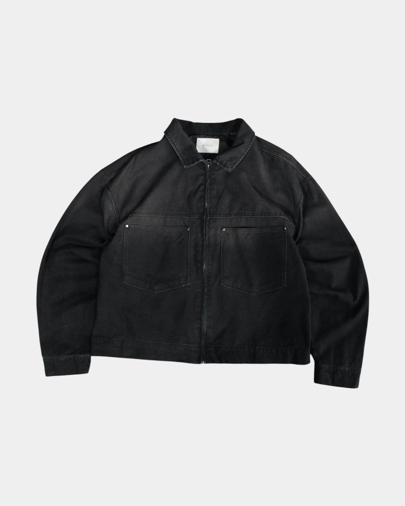 (M) PACSUN FADED TYPE DETROIT JACKET