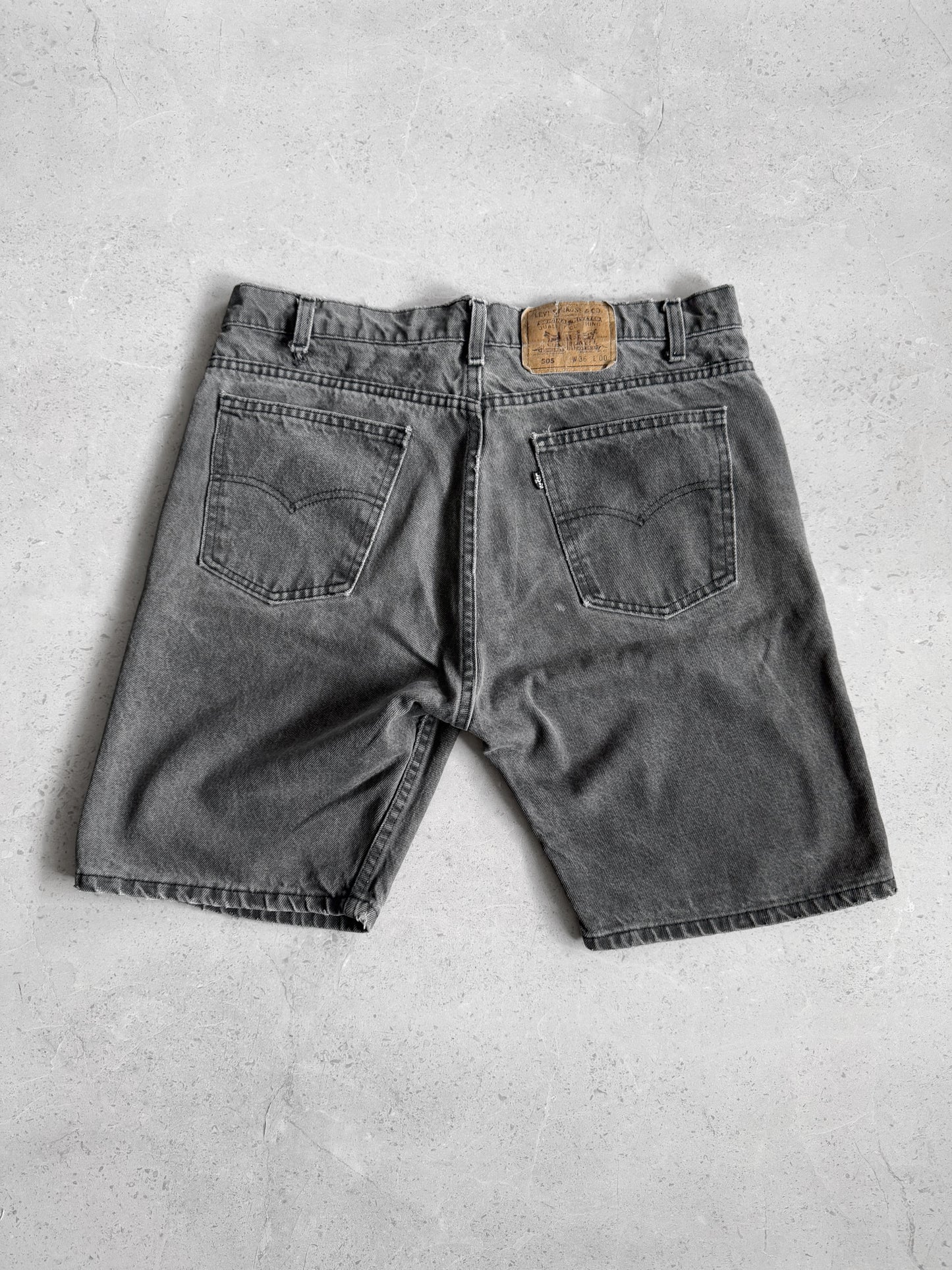 VINTAGE 506 LEVIS TAB SILVER SHORT - 36