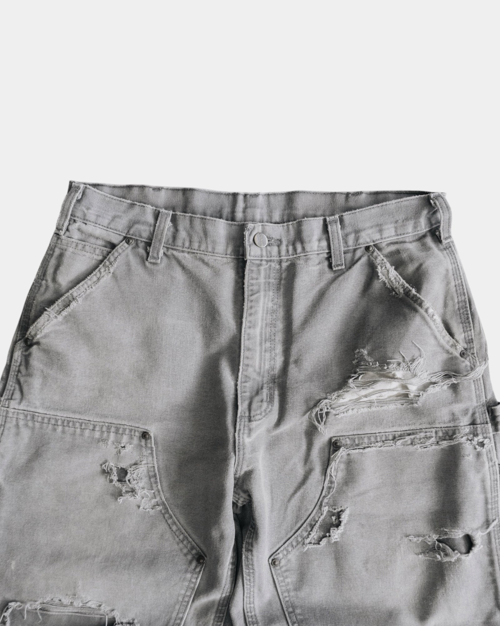 VINTAGE CARHARTT DISTRESSED AND FADED PANTS - 34x32