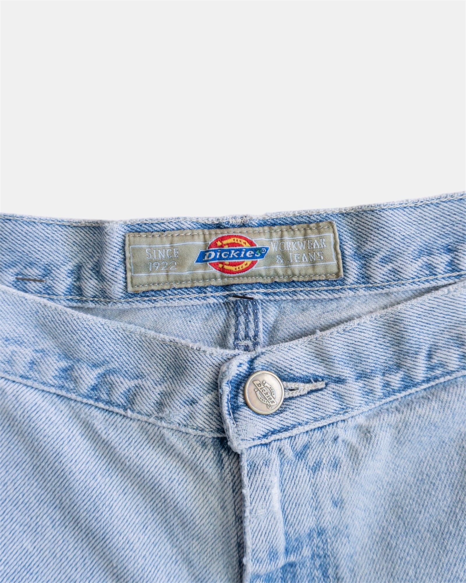 90’S VINTAGE DICKIES DENIM CARPENTER JORT - 38