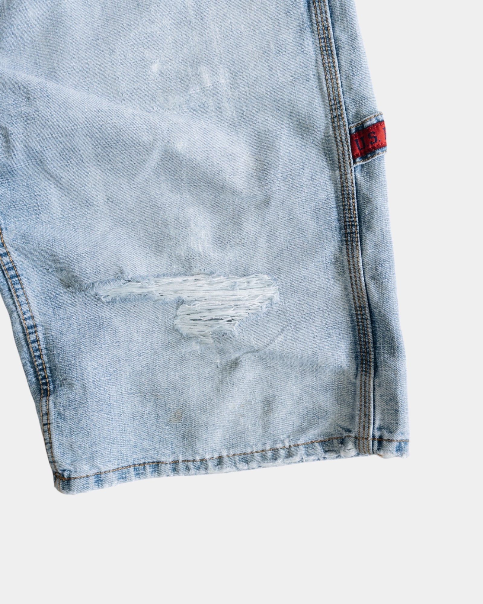 VINTAGE POLO CARPENTER DENIM JORT - 33