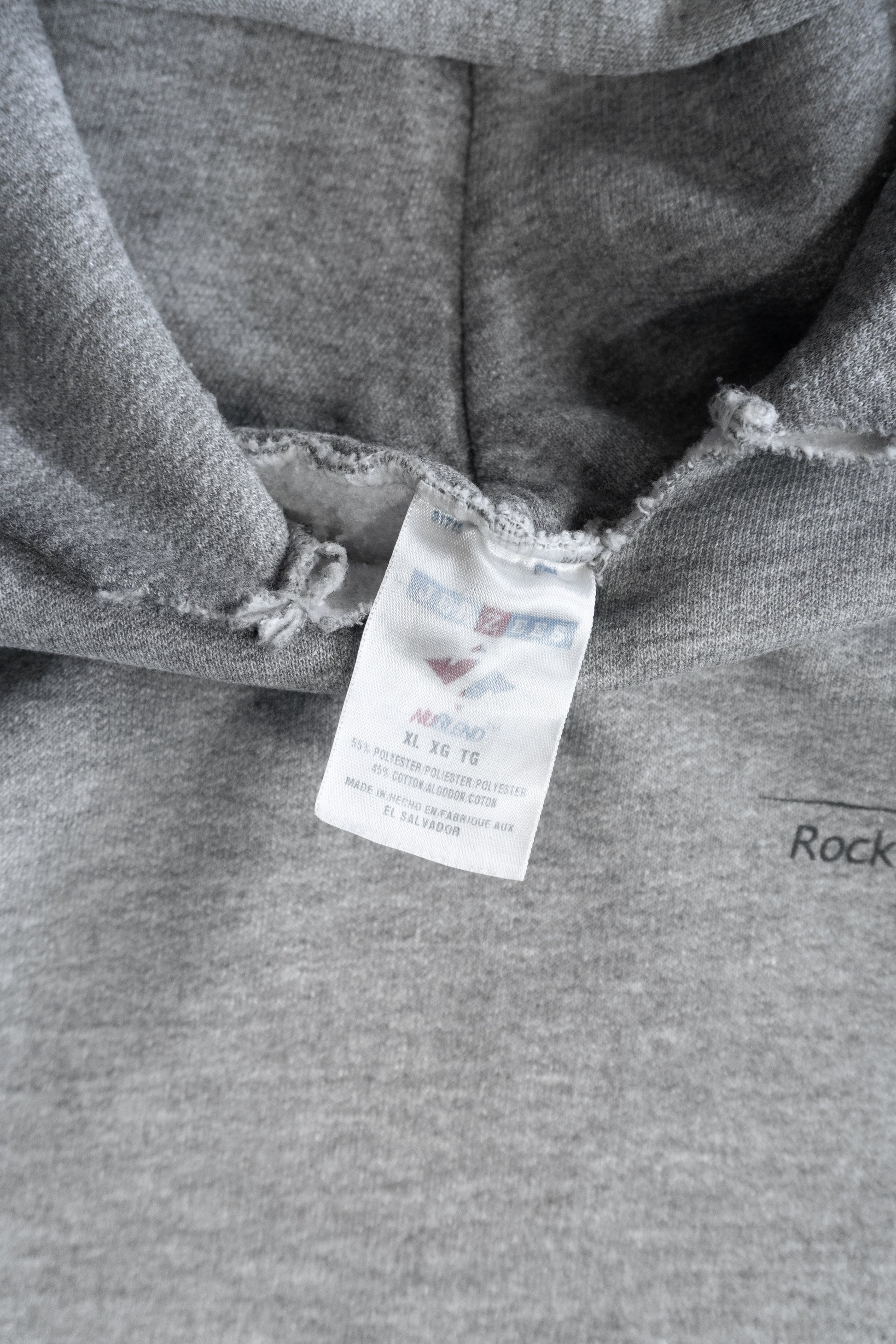(BOXY L) 90’S VINTAGE MOUNTAIN BLANK HOODIE