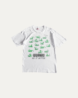 (L) 00’S VINTAGE IGUANA SEX POSITION TEE