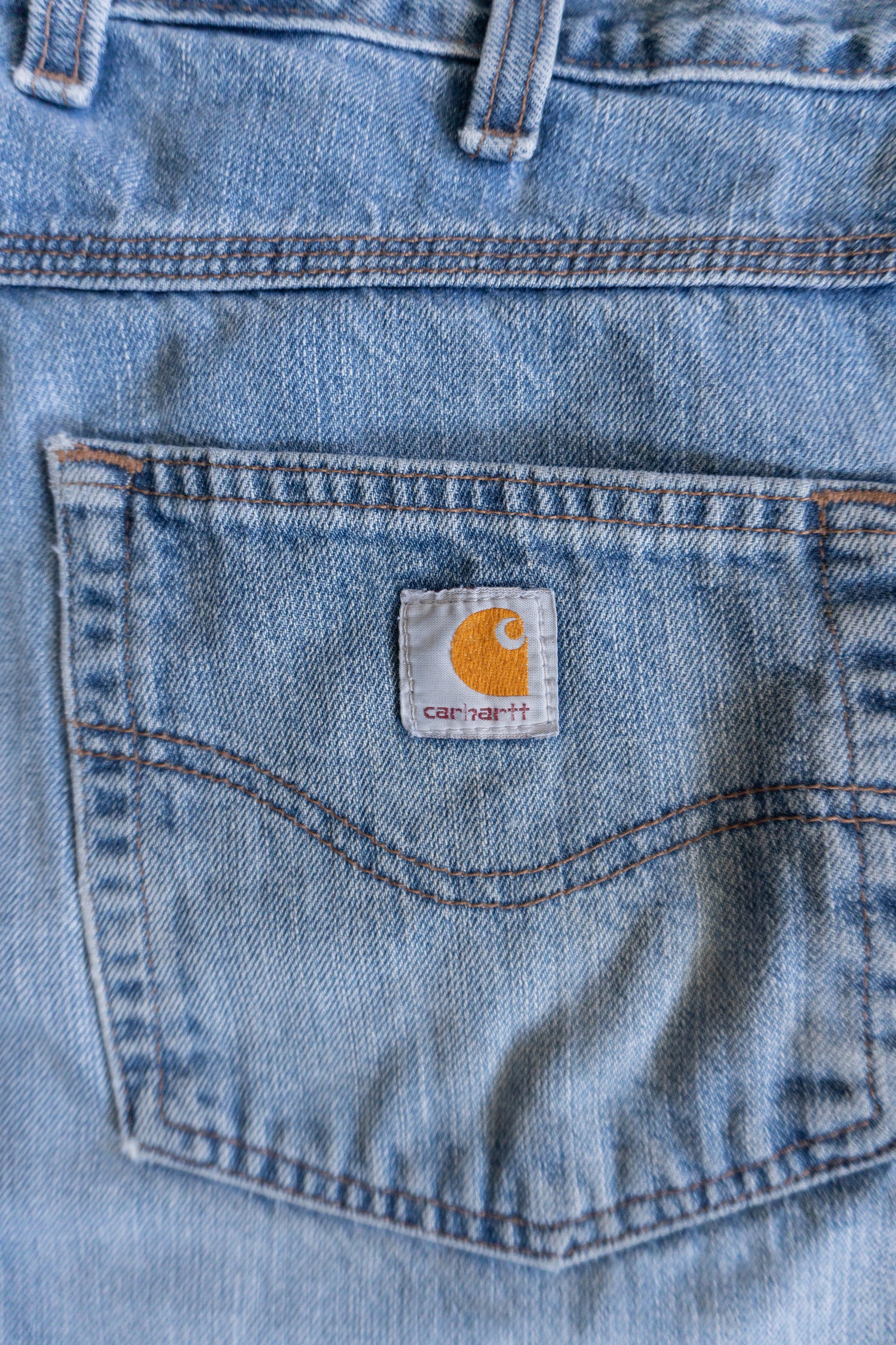 VINTAGE CARHARTT DENIM JORT - 36