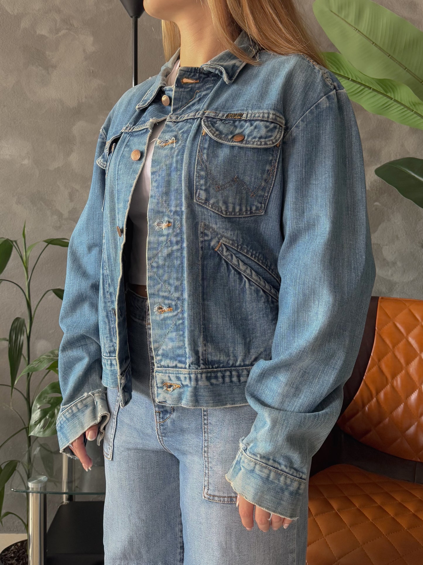 (S) 1970’S VINTAGE WRANGLER DENIM JACKET