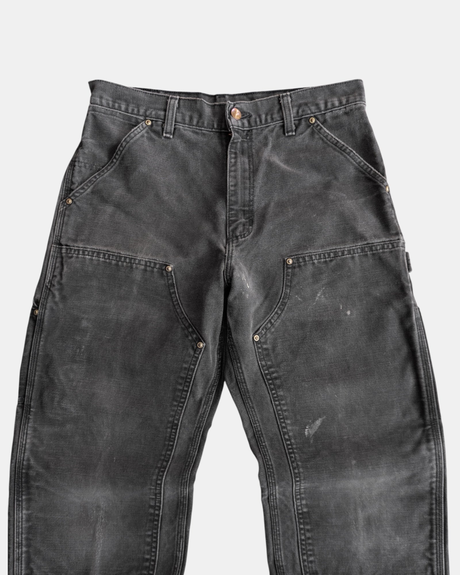 VINTAGE CARHARTT DOUBLE KNEE FADED PANTS - 30x30