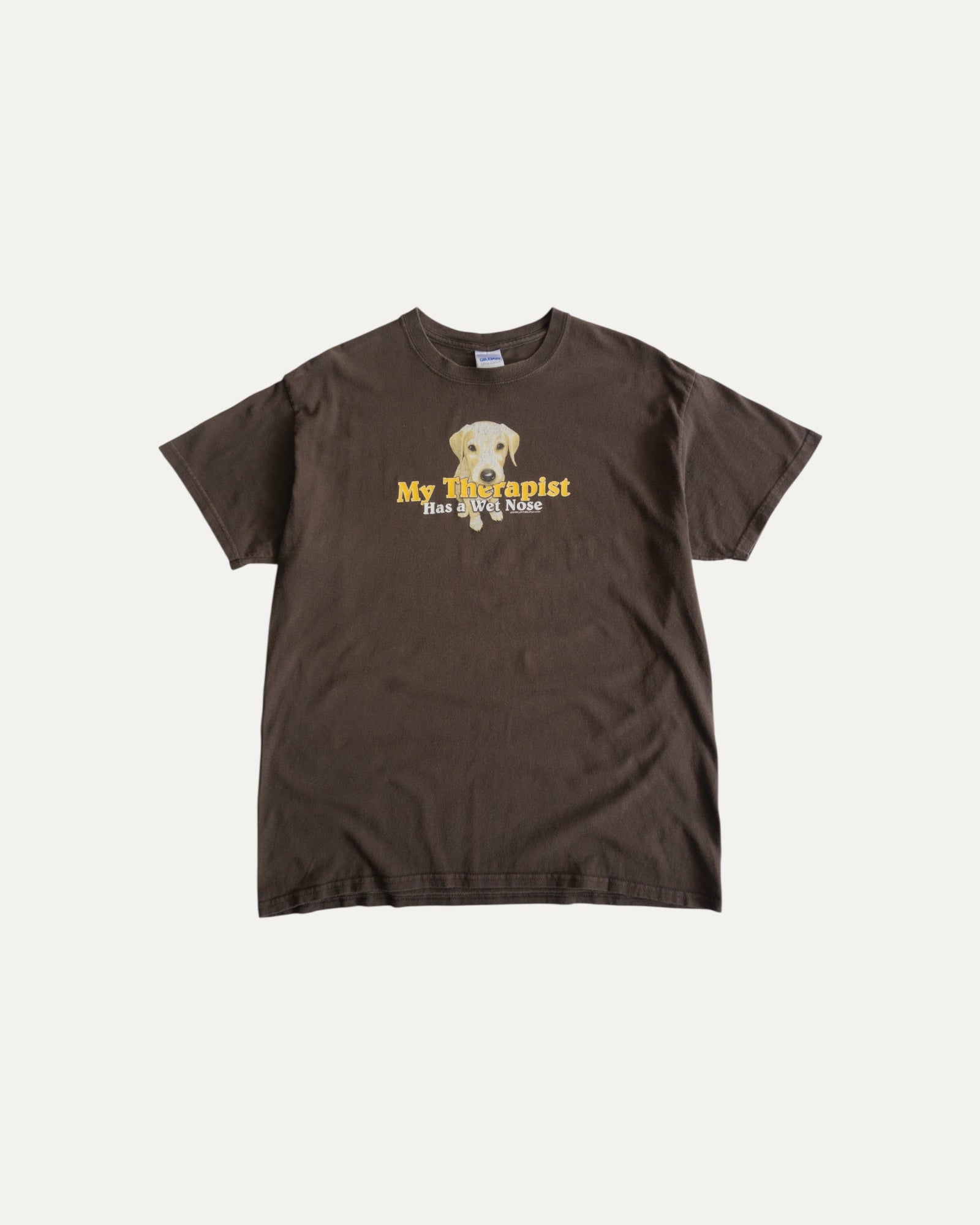 (L) VINTAGE “MY THERAPIST HAS A WET NOSE” TEE