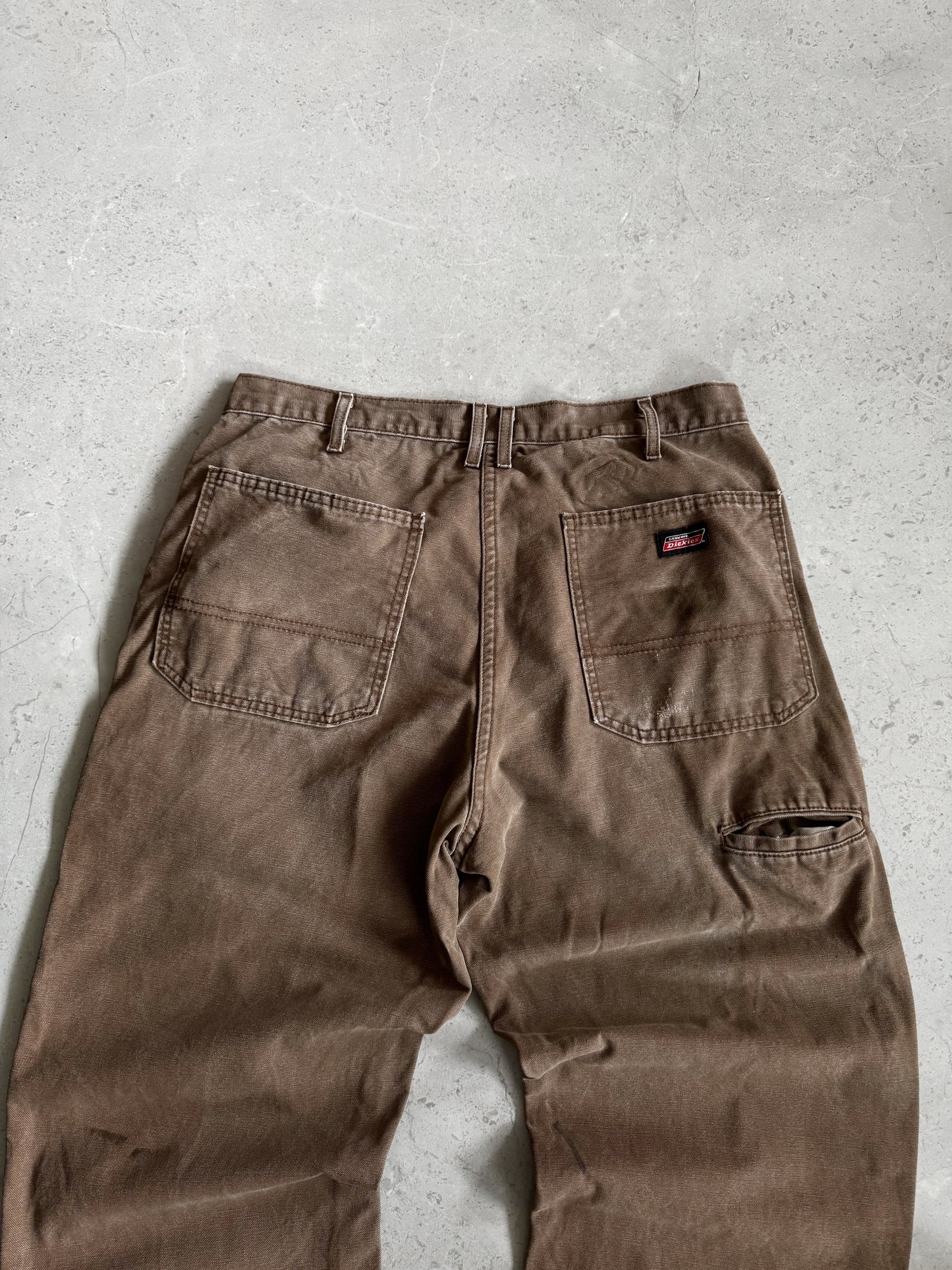 1990’S VINTAGE DICKIES WORKWEAR COFFEE PANTS