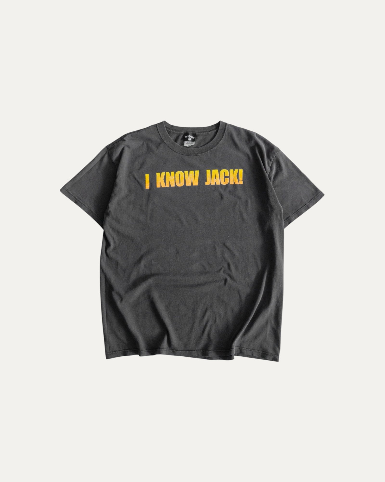 (L/XL) 00’S VINTAGE JACK DANIELS WHISKEY I KNOW JACK TEE
