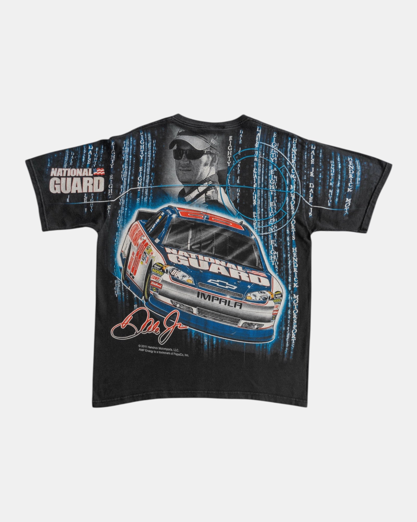 (L) NASCAR DALE EARNHARDT AOP RACING TEE