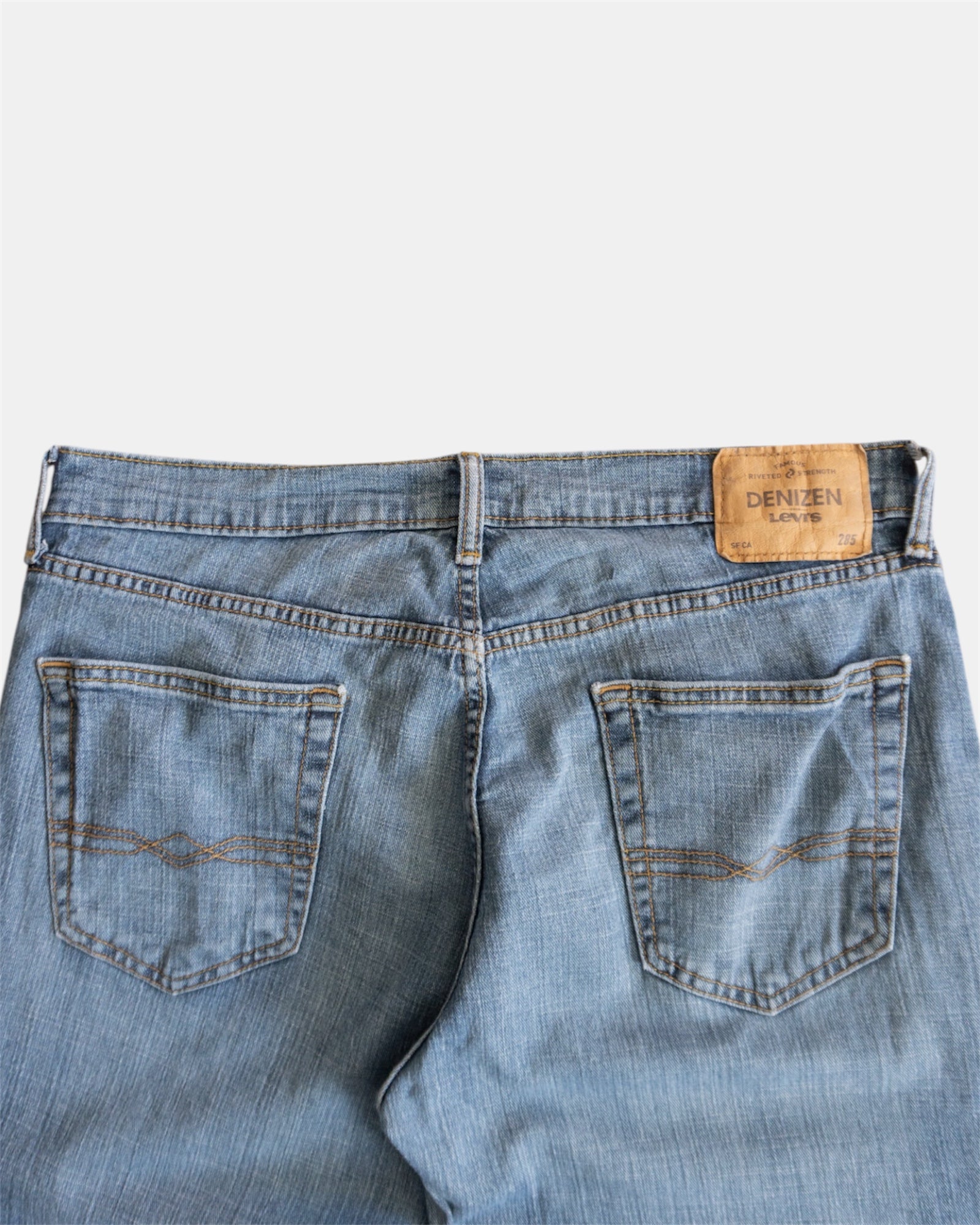 LEVIS DENIZEN WASHED DENIM PANTS - 34x30