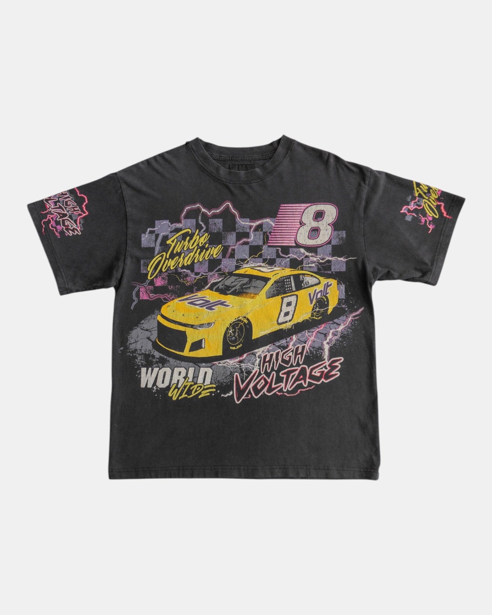 (FIT L) RACING THUNDER FADED TEE