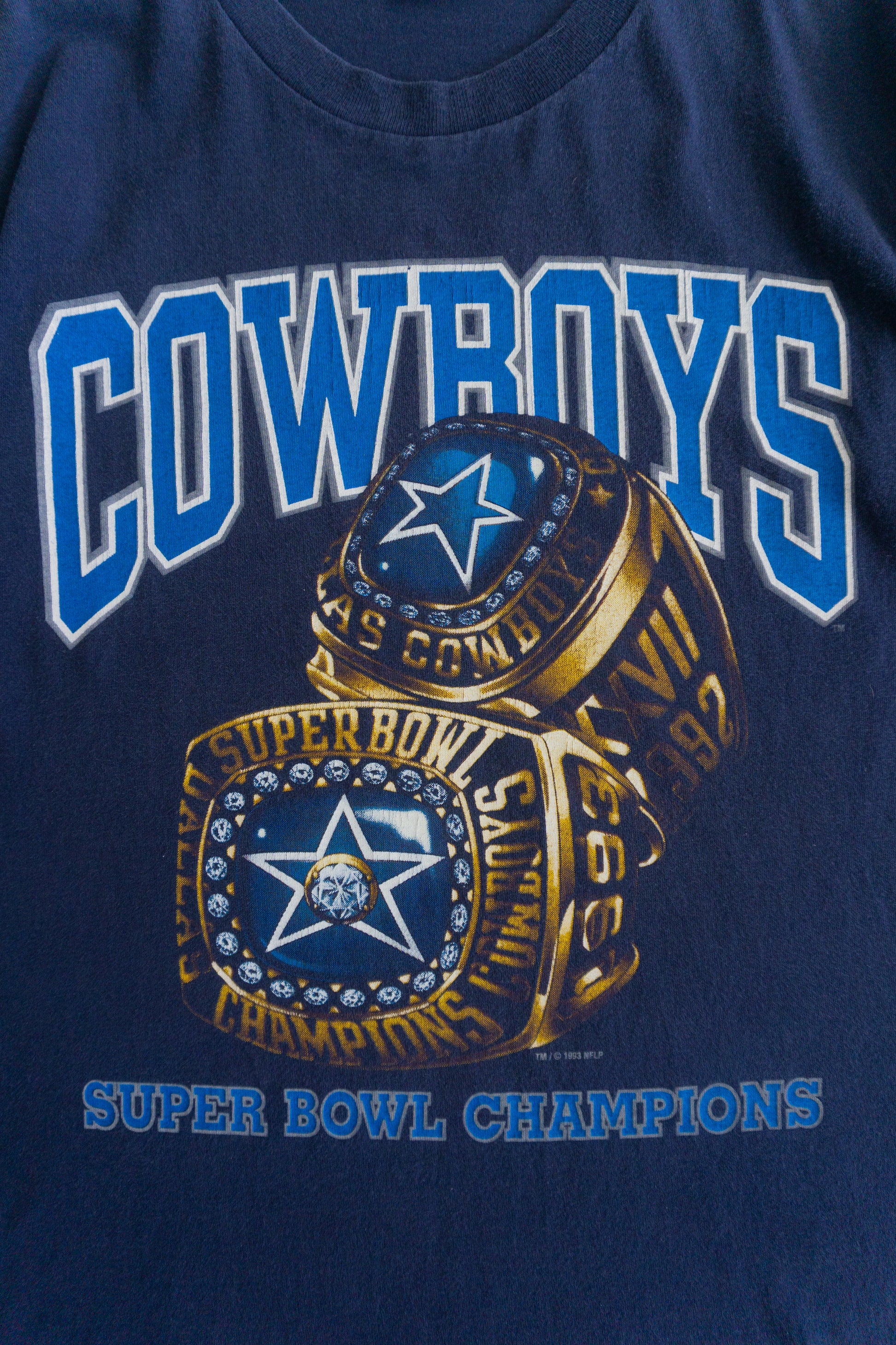 (L) 90’S VINTAGE DALLAS COWBOYS RING TEE