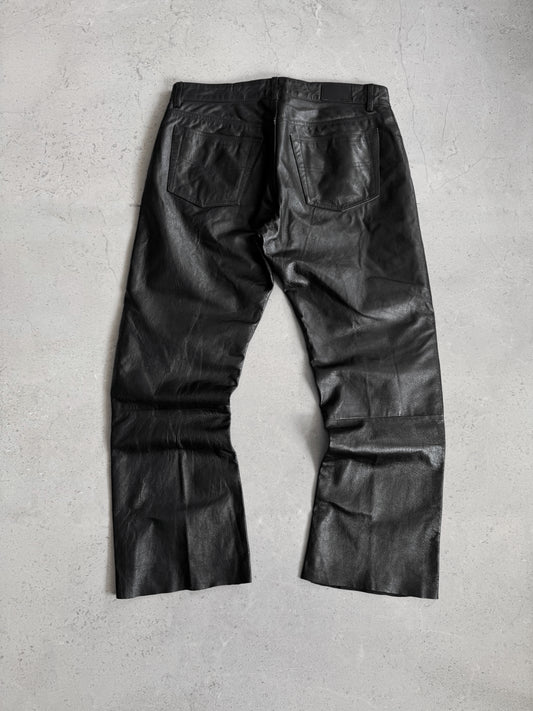 DIESEL LEATHER PANTS - 34x32