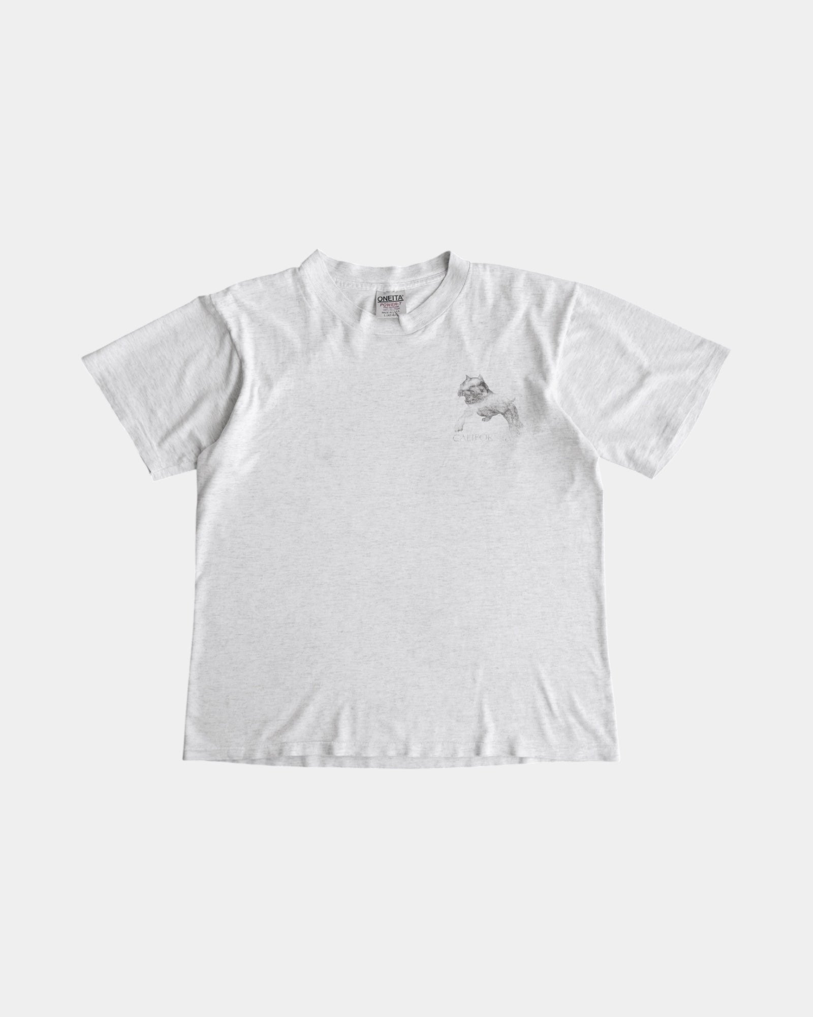 (BOXY M/L) VINTAGE RUDE DOG FADED TEE