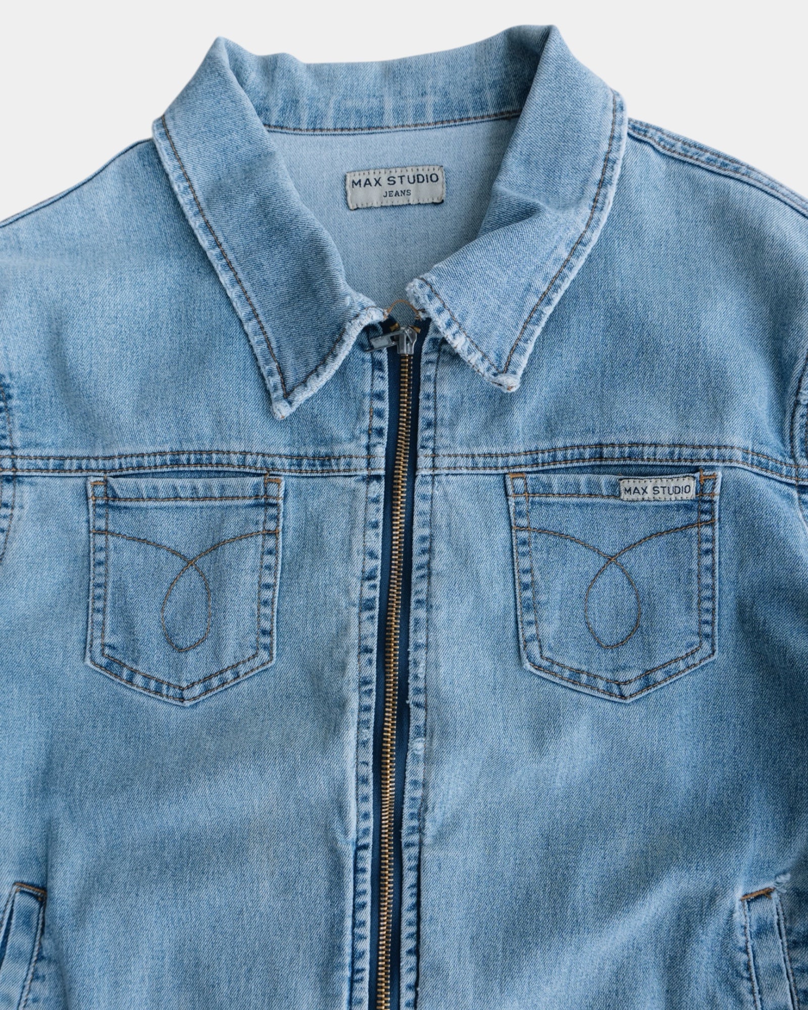 (S/M) VINTAGE MAX STUDIO JEANS JACKET