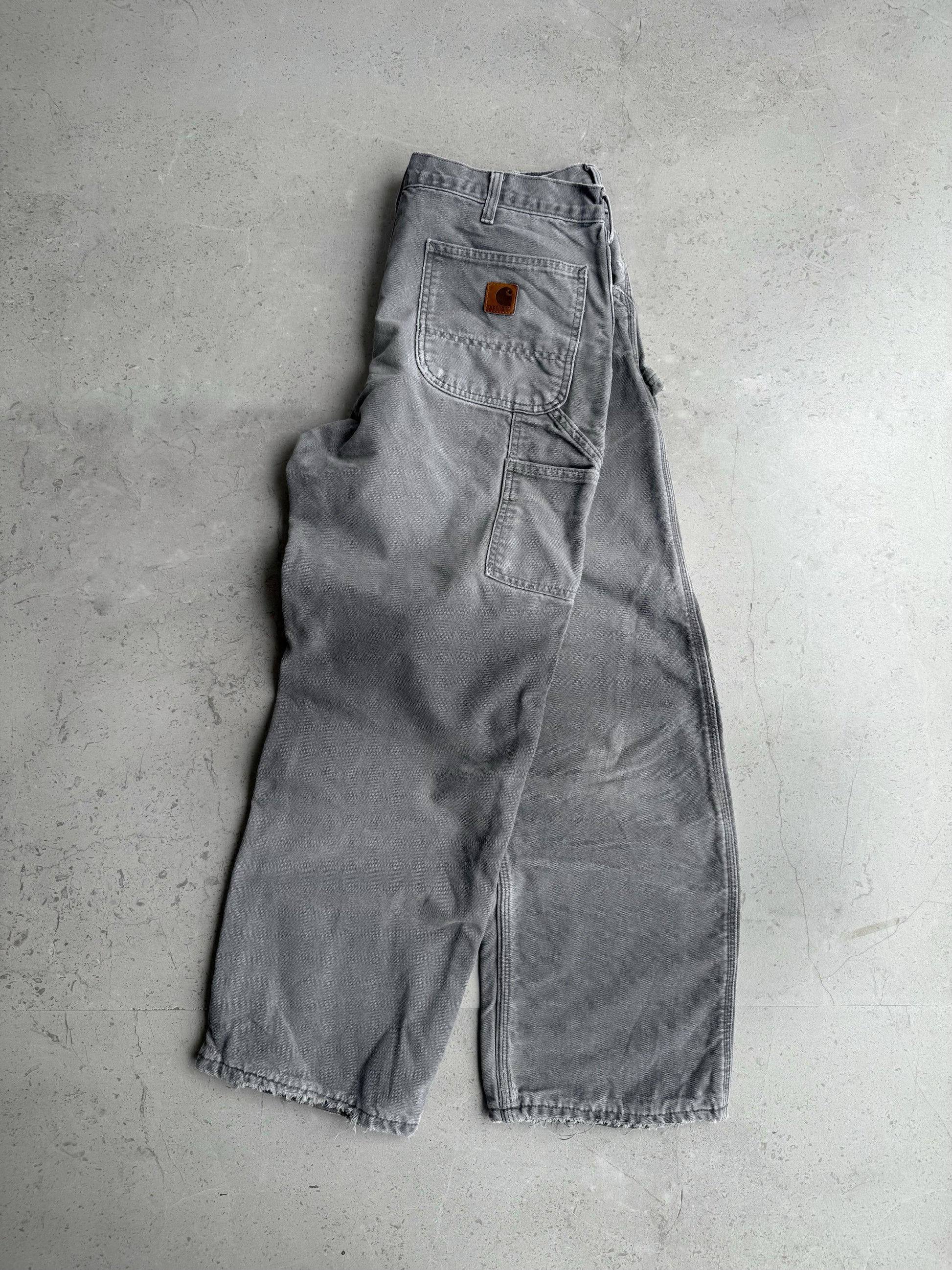 VINTAGE CARHARTT DISTRESSED FADED PANTS - 34x32