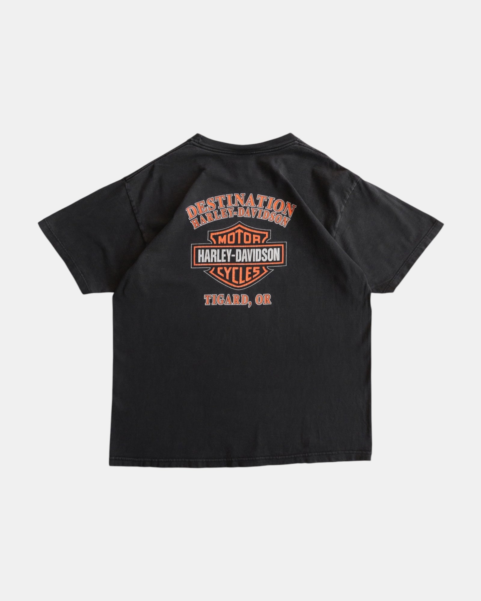 (FIT L) HARLEY DAVIDSON SUN FADED EAGLE TEE