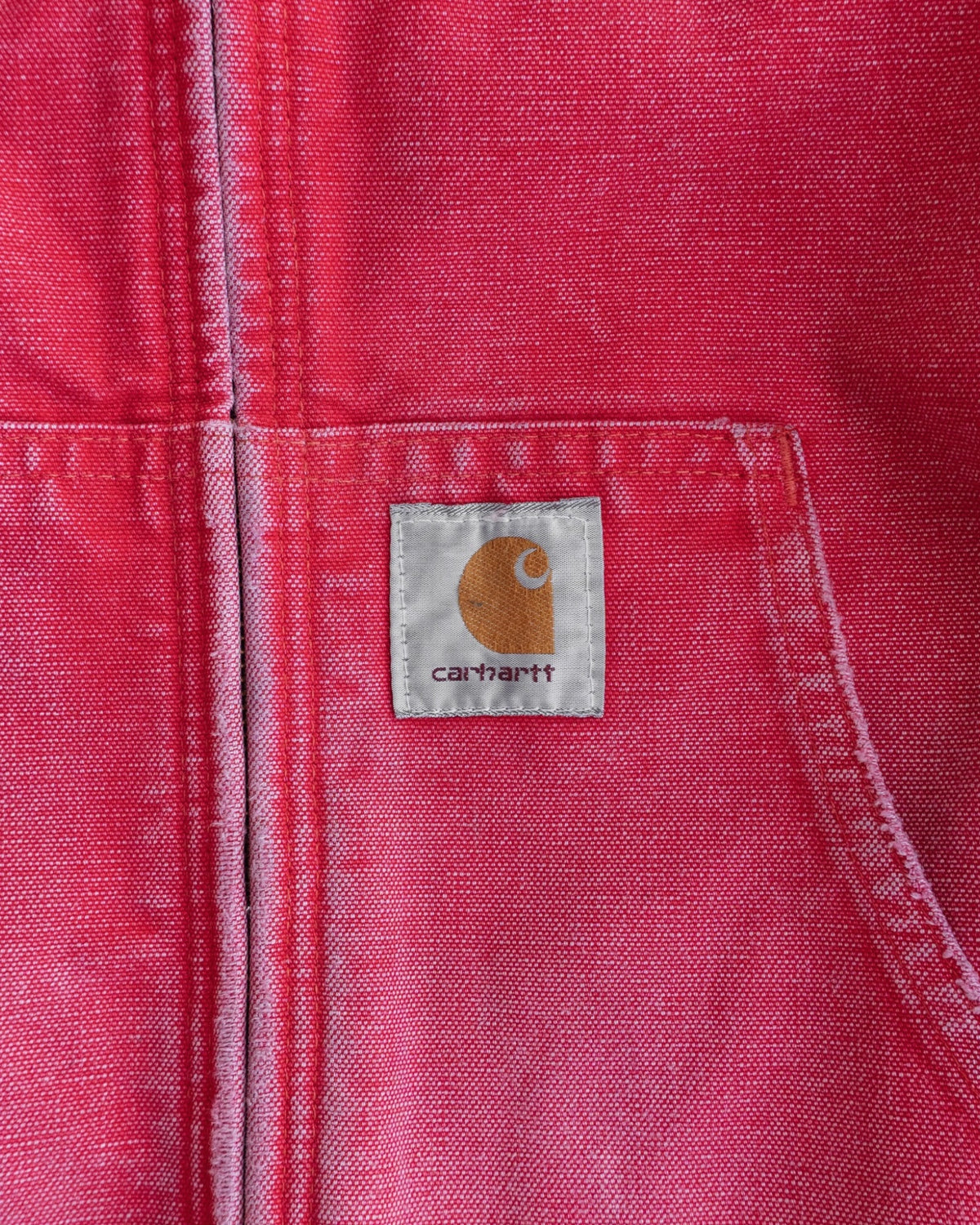(L) 90’S VINTAGE CARHARTT RED FADED ACTIVE JACKET
