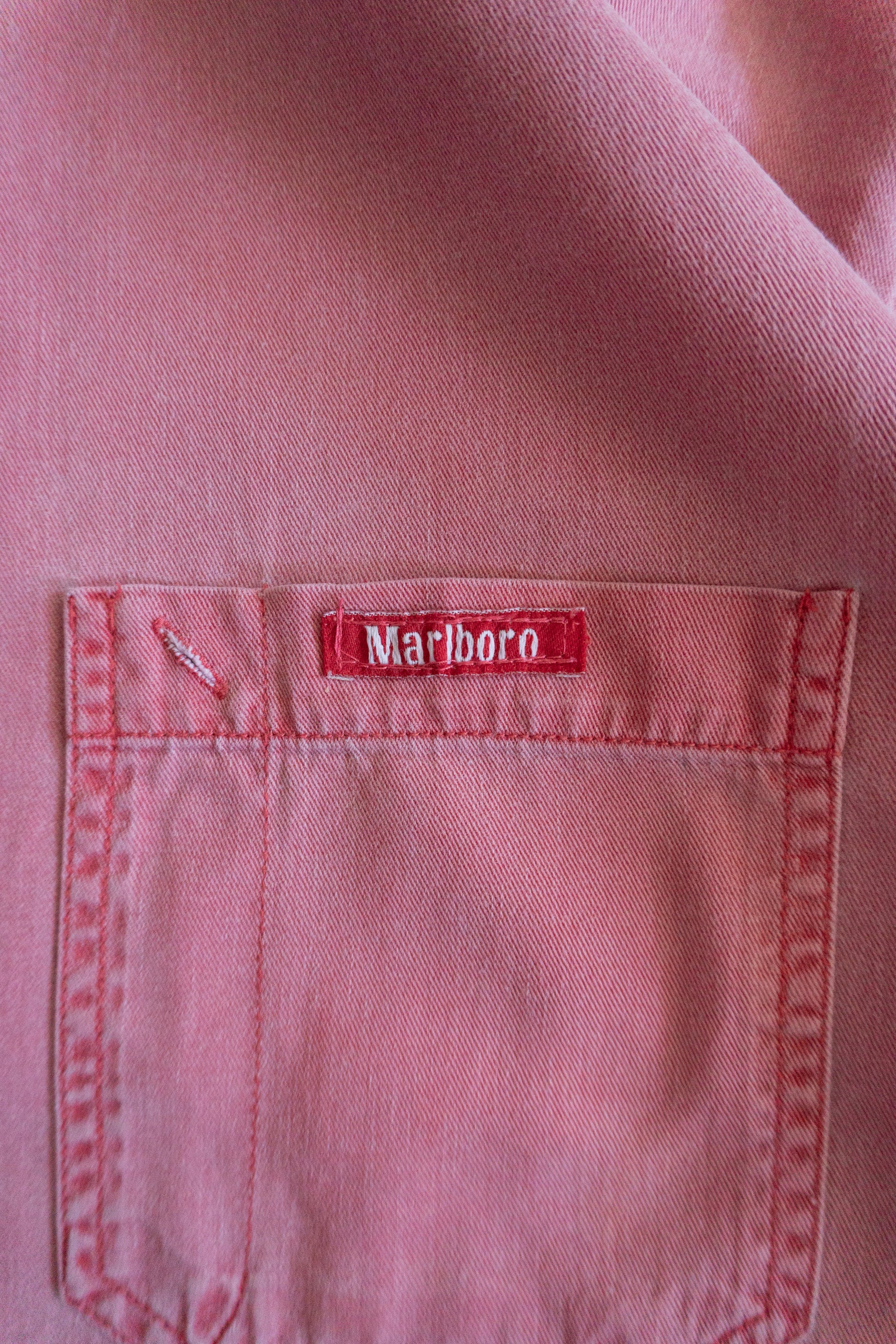 (M/L) 90’S VINTAGE MARLBORO SUNFADED SHIRT