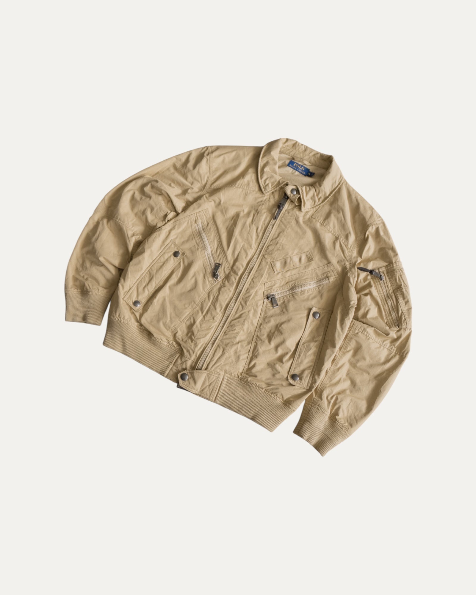 (BOXY L) AMAZING POLO RALPH LAUREN BOMBER MA-1 JACKET