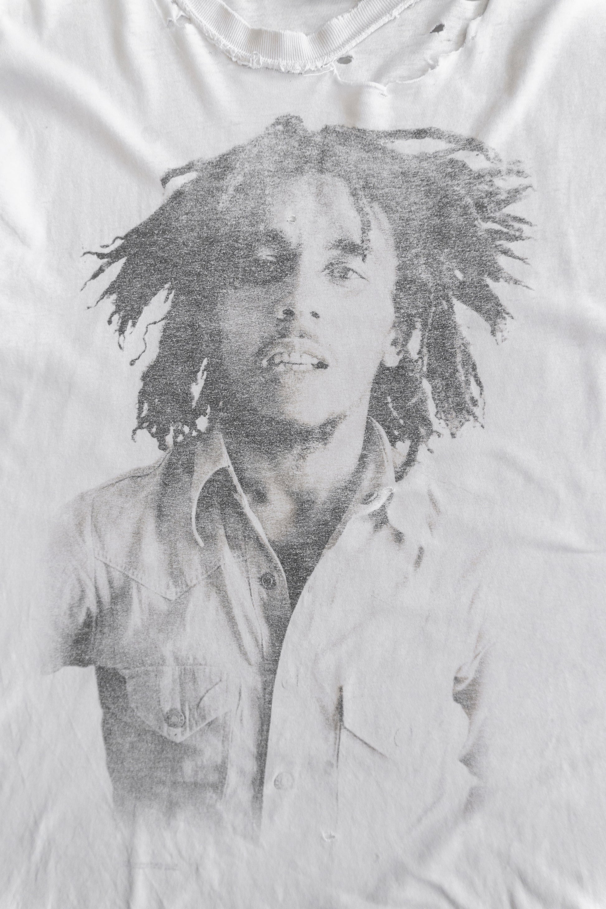 (L) VINTAGE BOB MARLEY DISTRESSED TEE