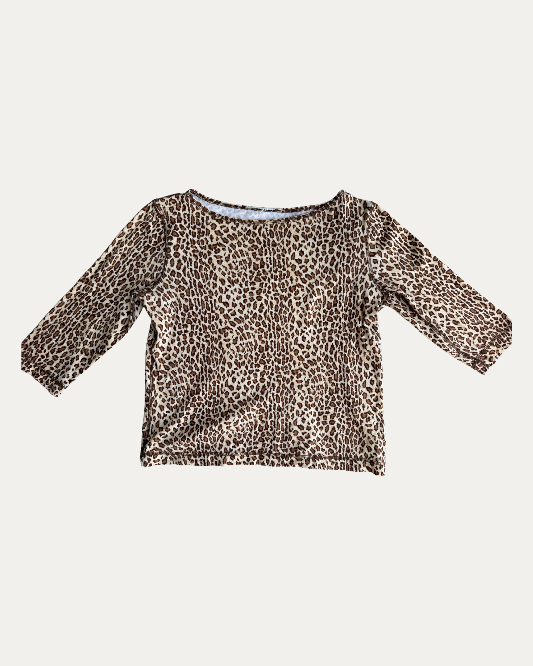 (BOXY M-L) Leopard Blouse