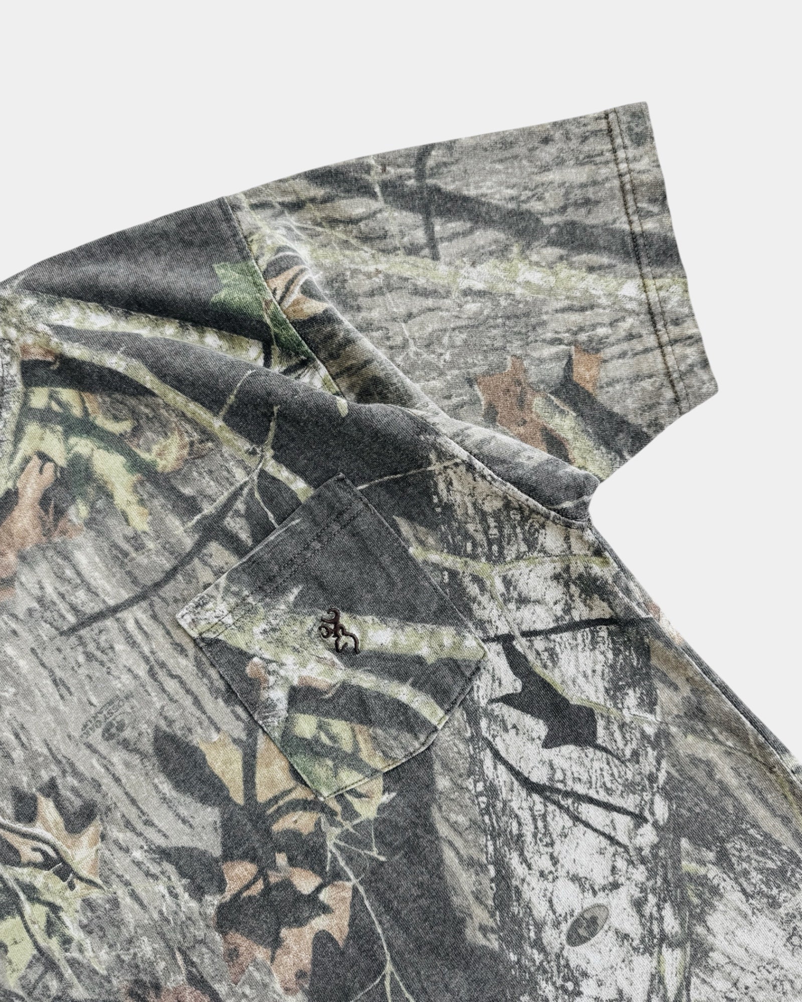 (S) VINTAGE REALTREE CAMO POCKET TEE