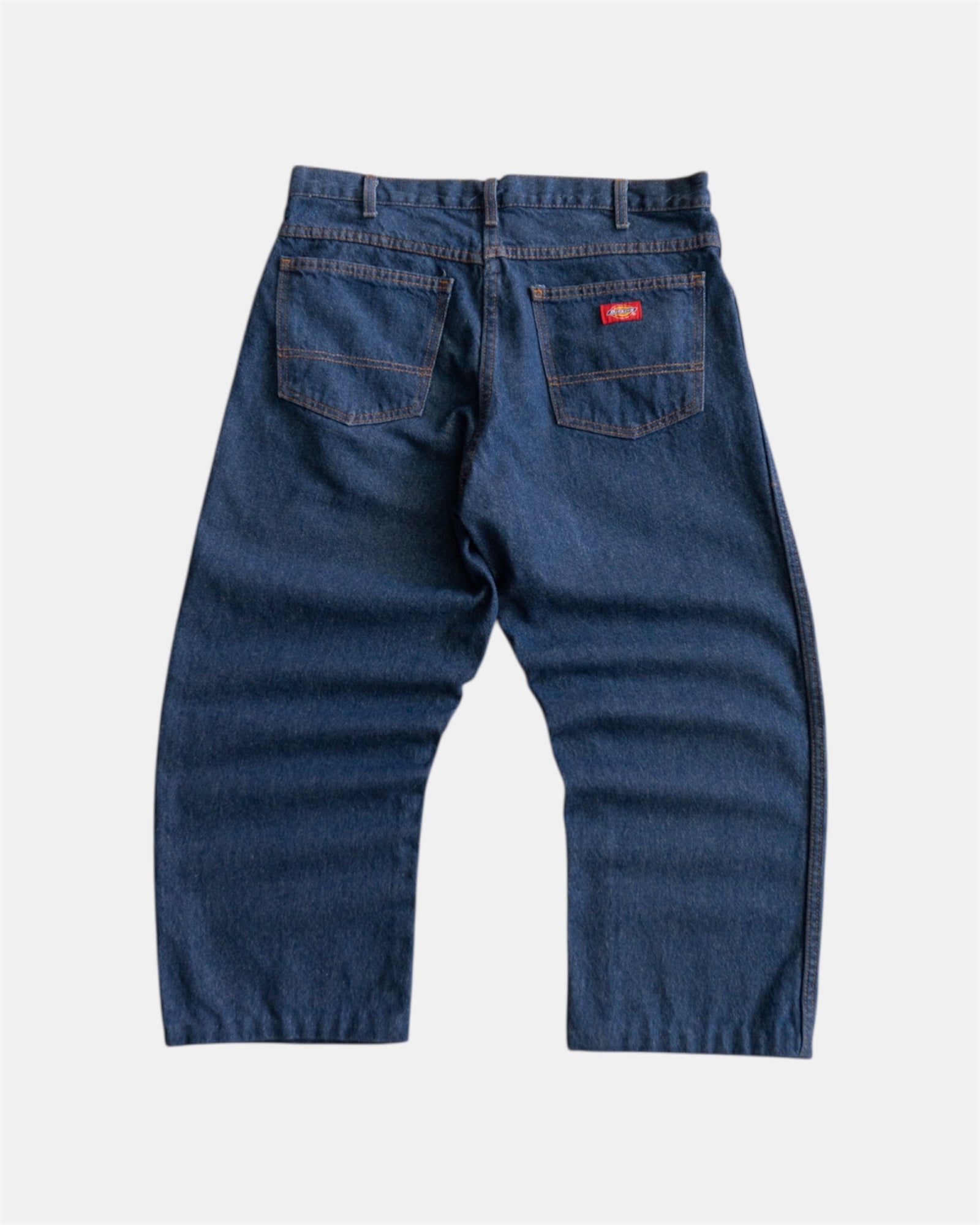VINTAGE DICKIES DENIM BAGGY PANTS - 34x30