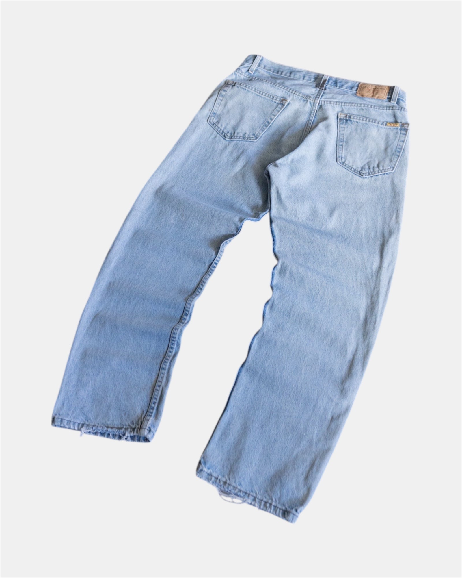 VINTAGE LEVIS STRAUSS WASHED DENIM PANTS - 36x30