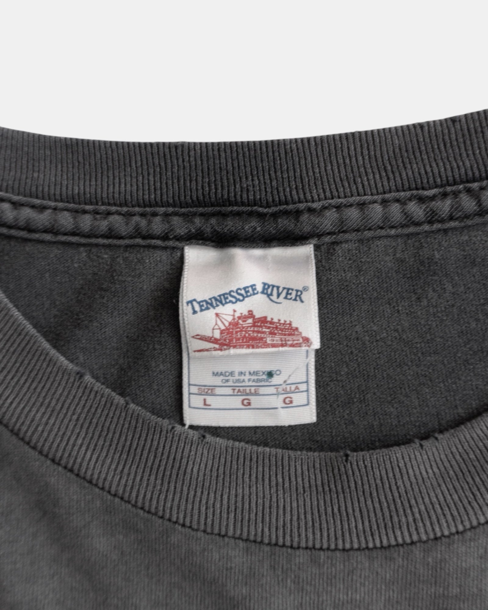 (L) 2000’S VINTAGE “A BLOOD DONOR SAVED MY LIFE” KERUSSO FADED JESÚS TEE