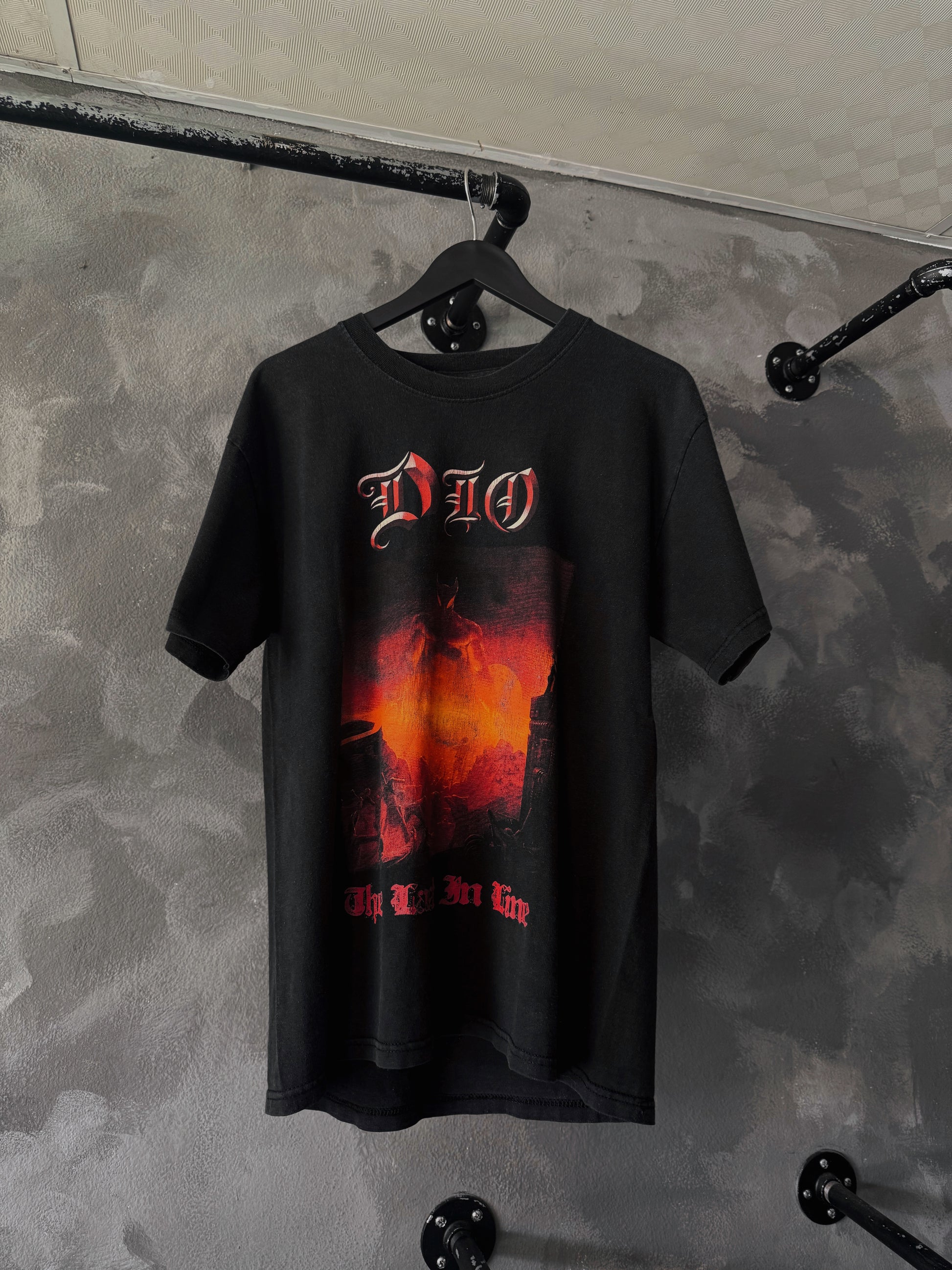 (M/L) 2010 DIO LAST IN LINE BAND TEE