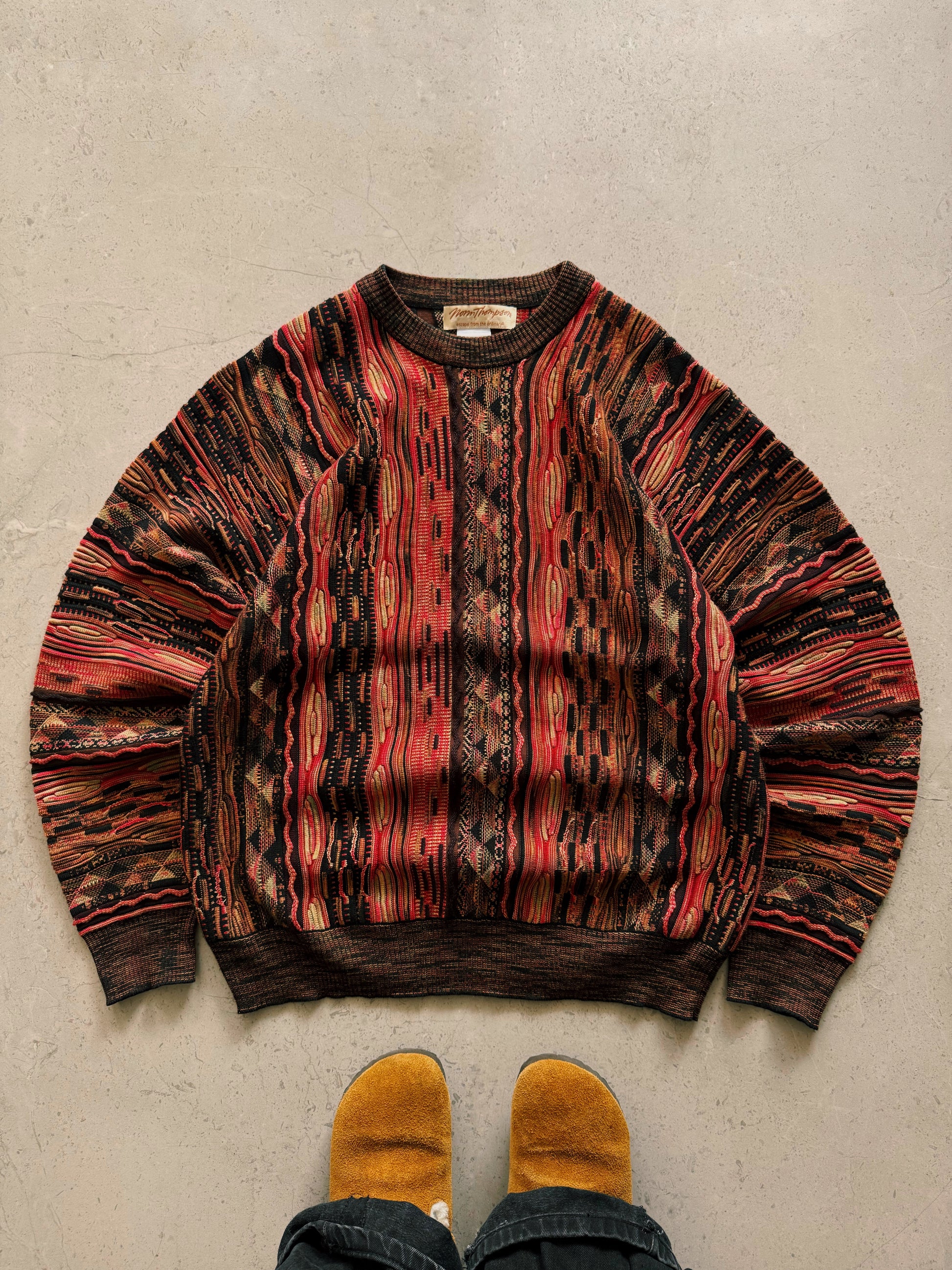 (L) VINTAGE NORM THOMPSON TYPE COOGI SWEATER