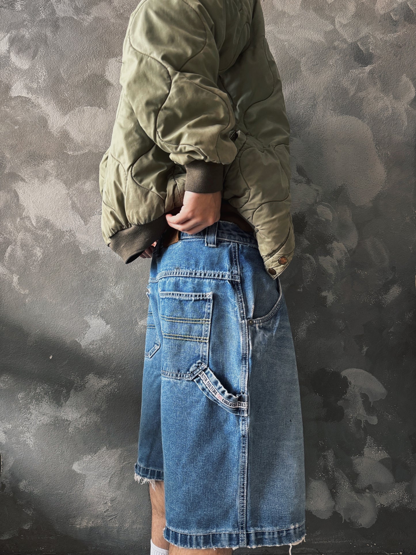 2000’S VINTAGE Y2K COUNTER CULTURE CARPENTER JORTS - 34