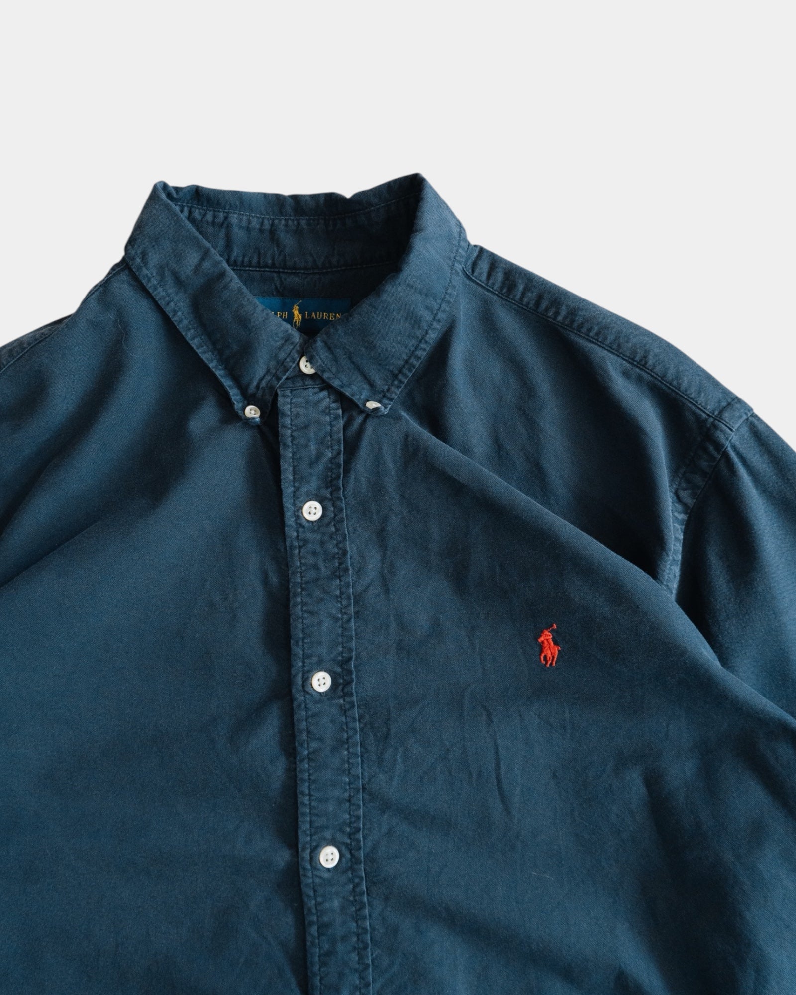 (FIT XL) POLO RALPH LAUREN NAVY SHIRT